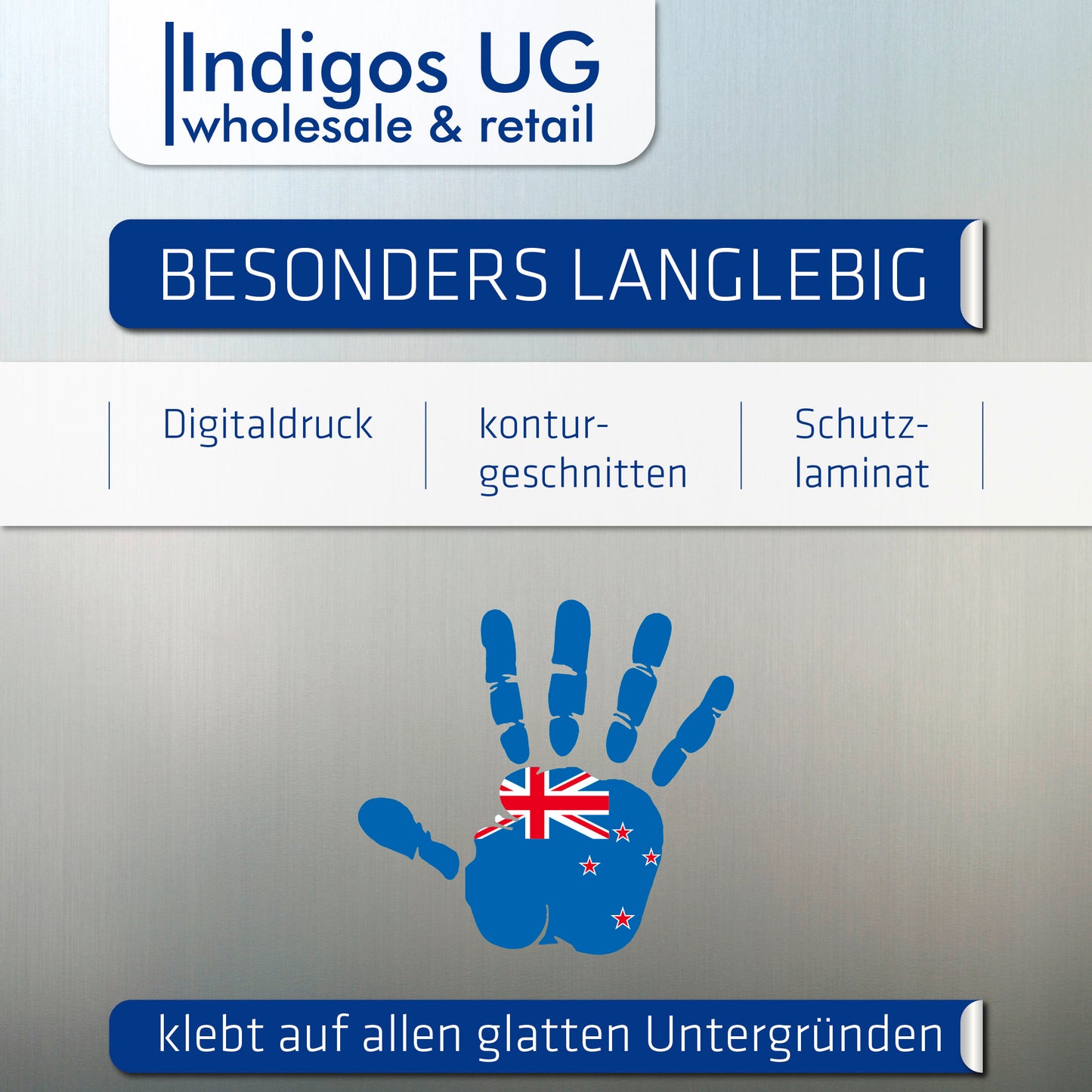 Aufkleber - Autoaufkleber - Neuseeland - Heckscheibenaufkleber