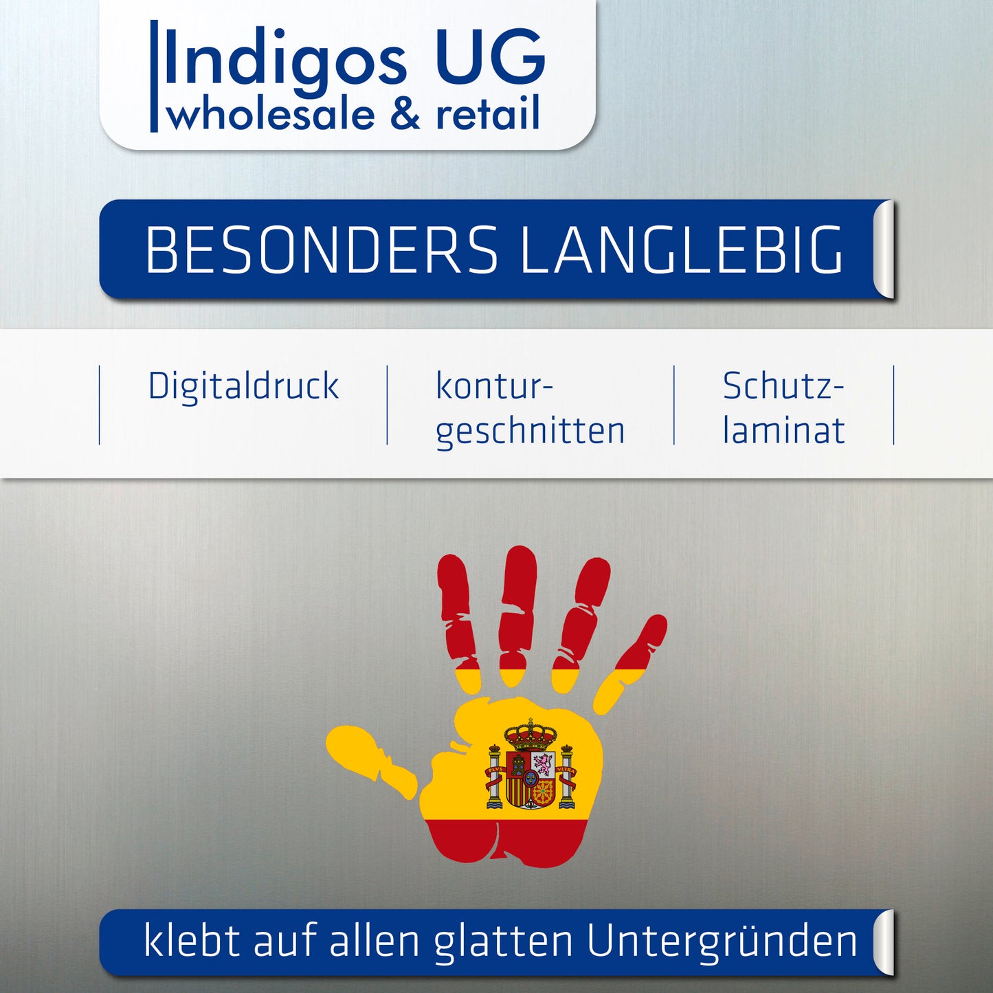 Aufkleber - Autoaufkleber - Spanien - Heckscheibenaufkleber