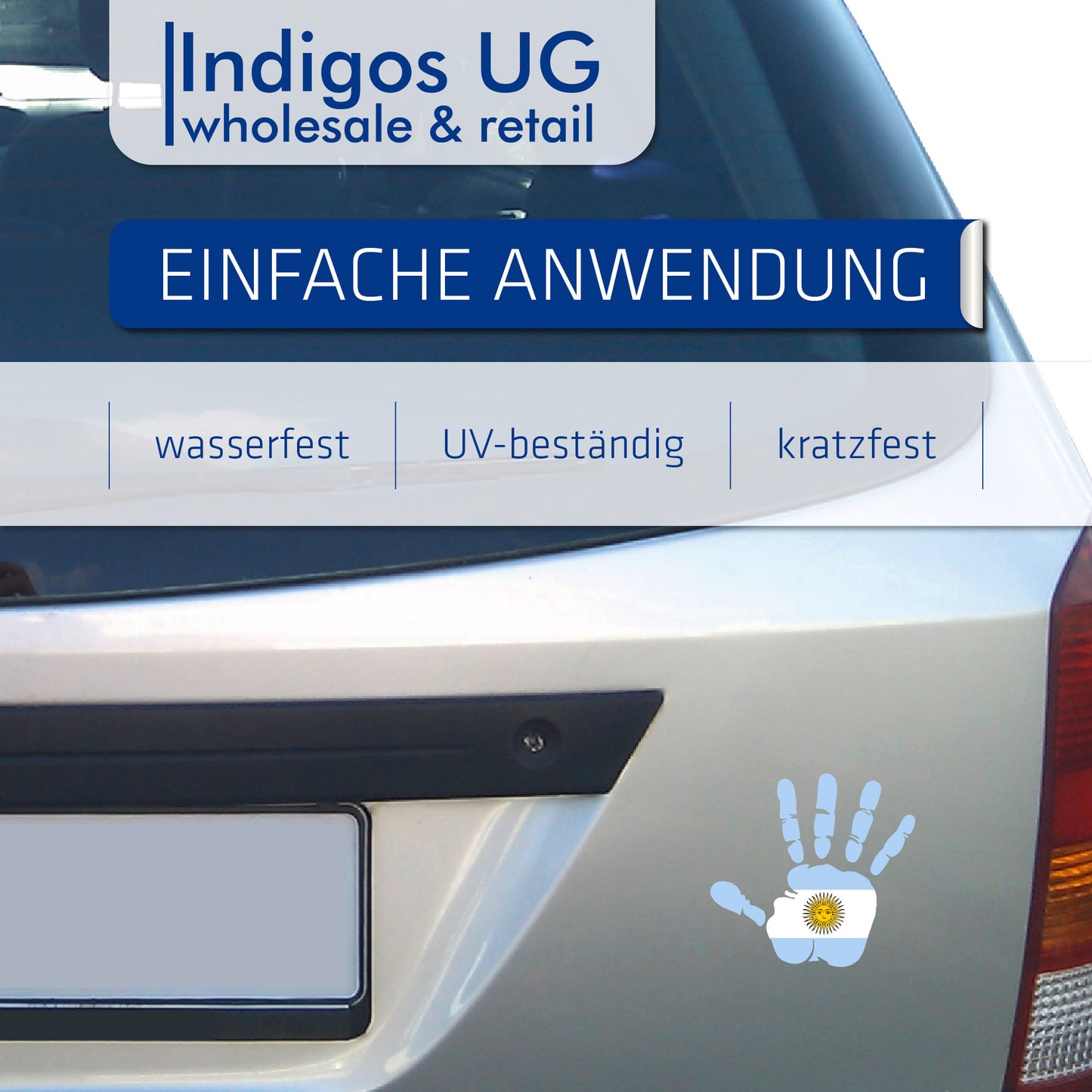 Aufkleber - Autoaufkleber - Argentinien - Heckscheibenaufkleber