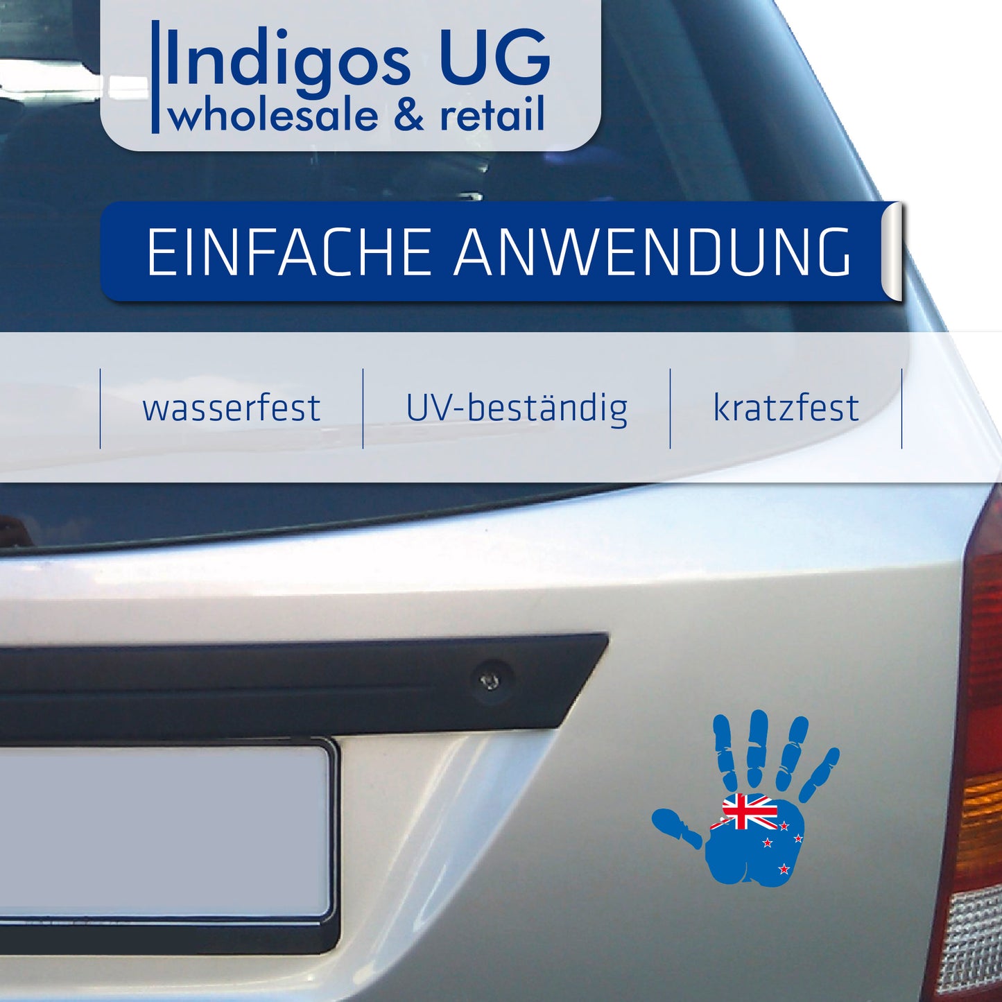 Aufkleber - Autoaufkleber - Neuseeland - Heckscheibenaufkleber