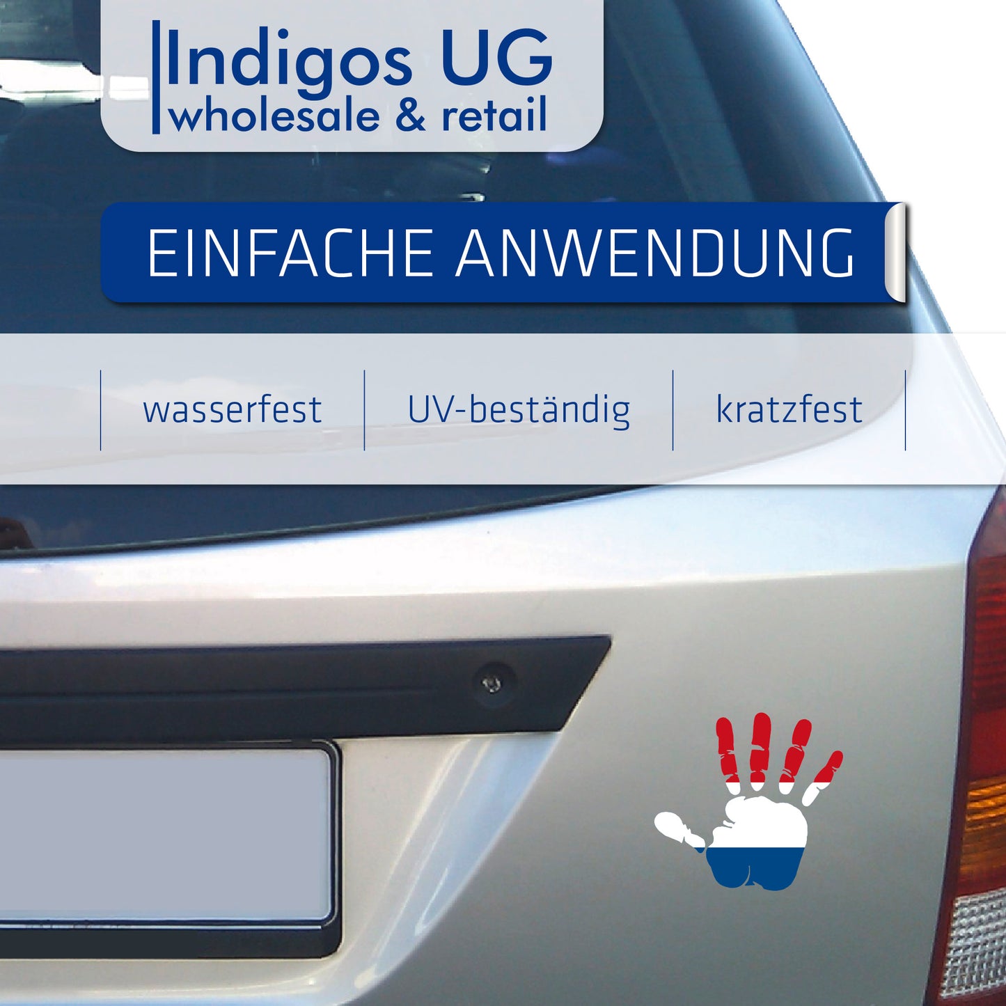 Aufkleber - Autoaufkleber - Niederlande - Heckscheibenaufkleber