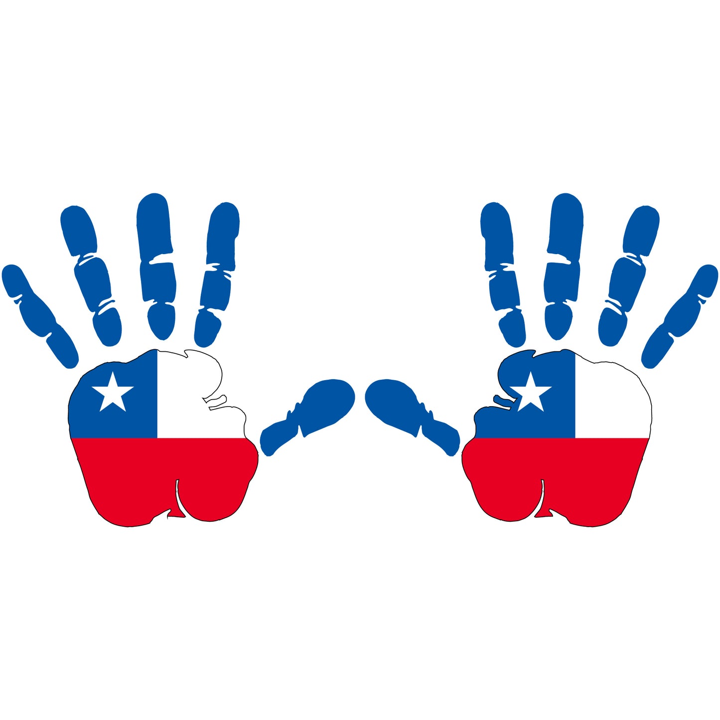 Aufkleber - Autoaufkleber - Chile - Heckscheibenaufkleber