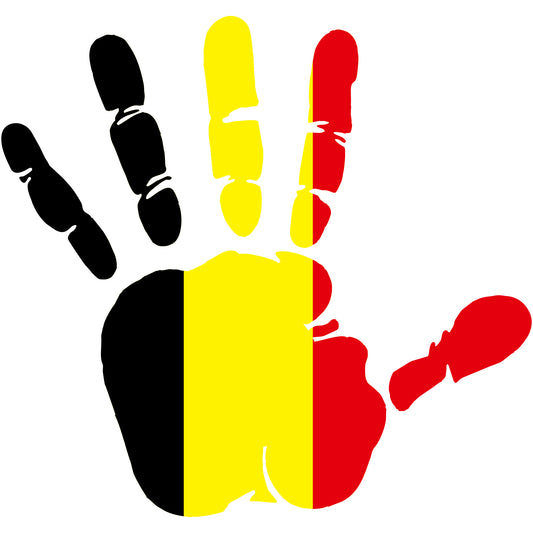 Aufkleber - Autoaufkleber - Belgien - Heckscheibenaufkleber
