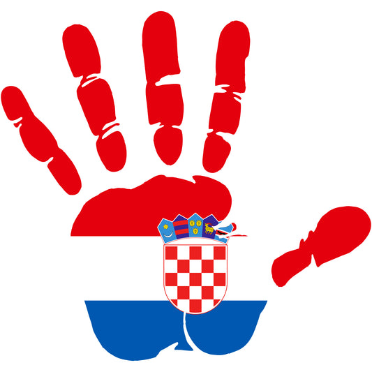 Aufkleber - Autoaufkleber - Kroatien - Heckscheibenaufkleber