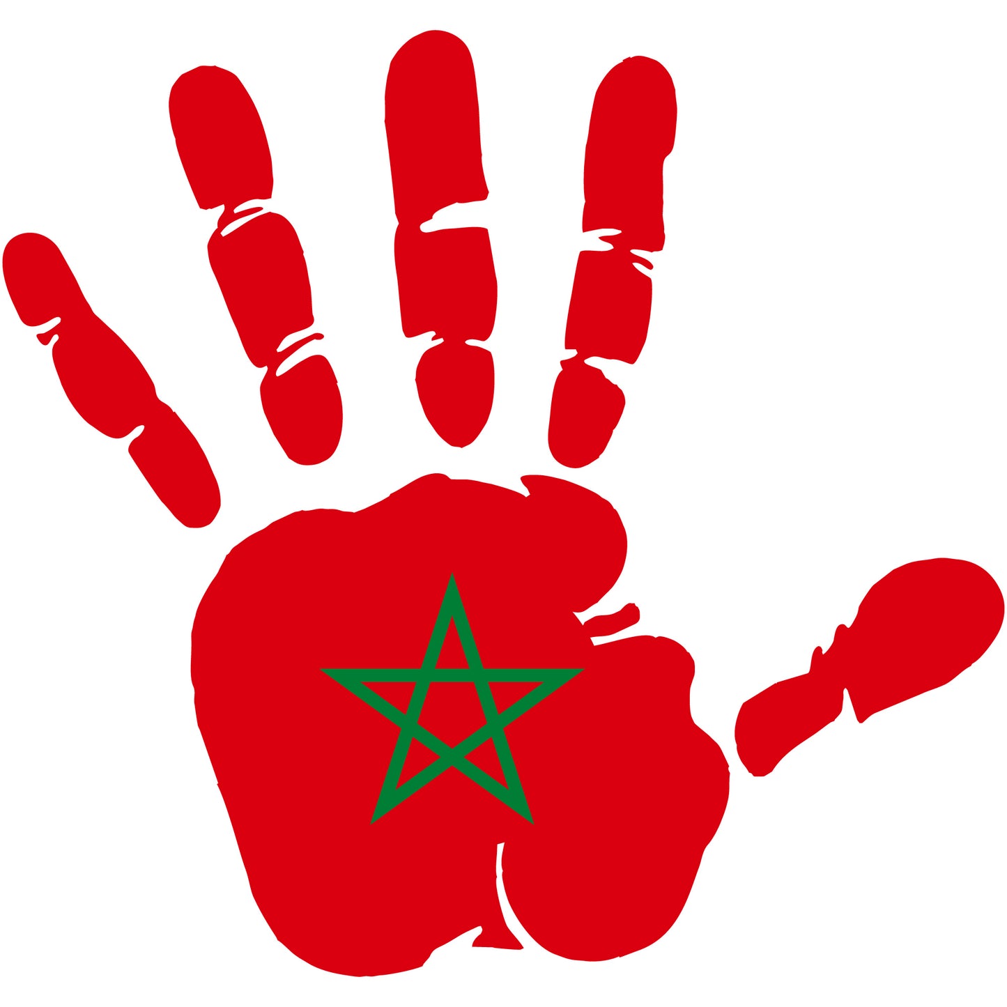 Aufkleber - Autoaufkleber - Marokko - Heckscheibenaufkleber