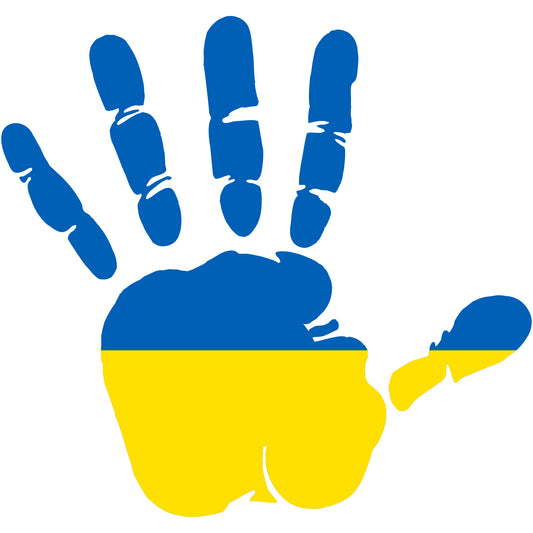 Aufkleber - Autoaufkleber - Ukraine - Heckscheibenaufkleber