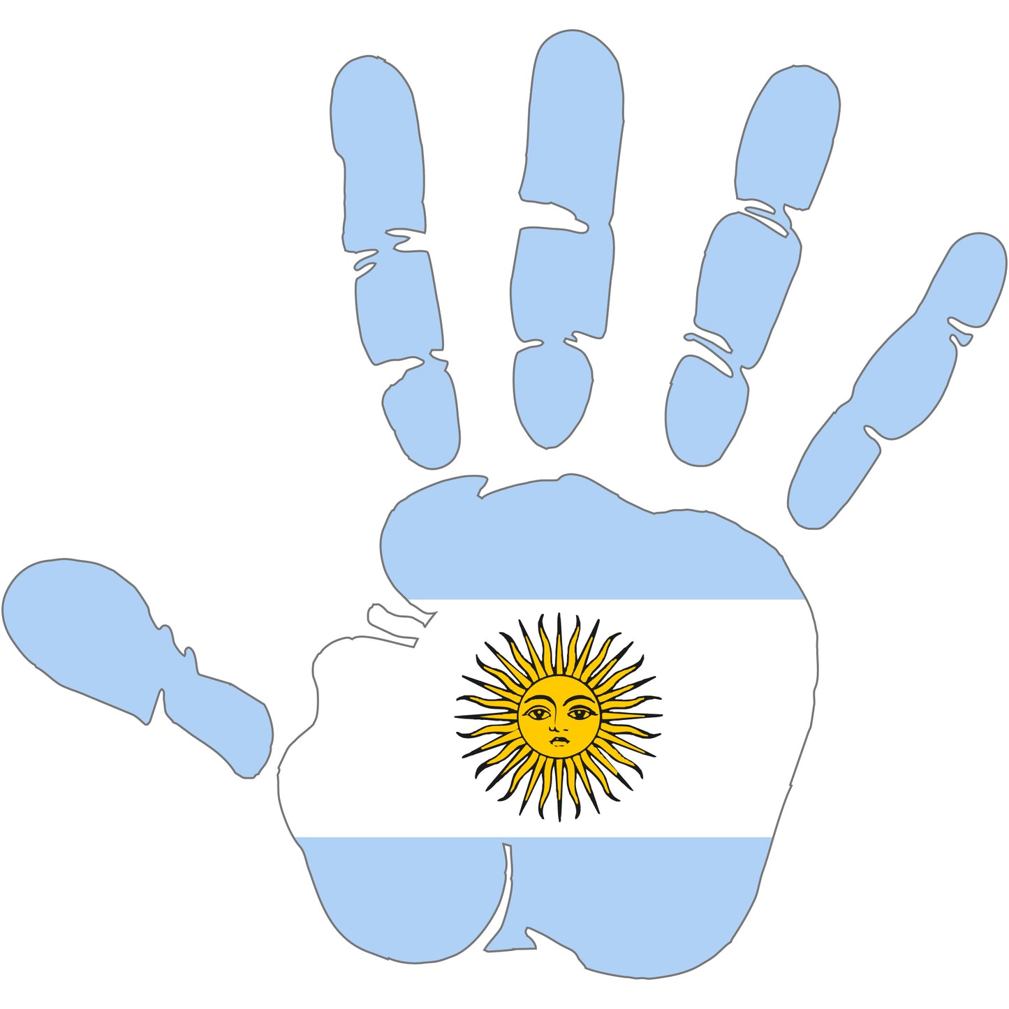 Aufkleber - Autoaufkleber - Argentinien - Heckscheibenaufkleber