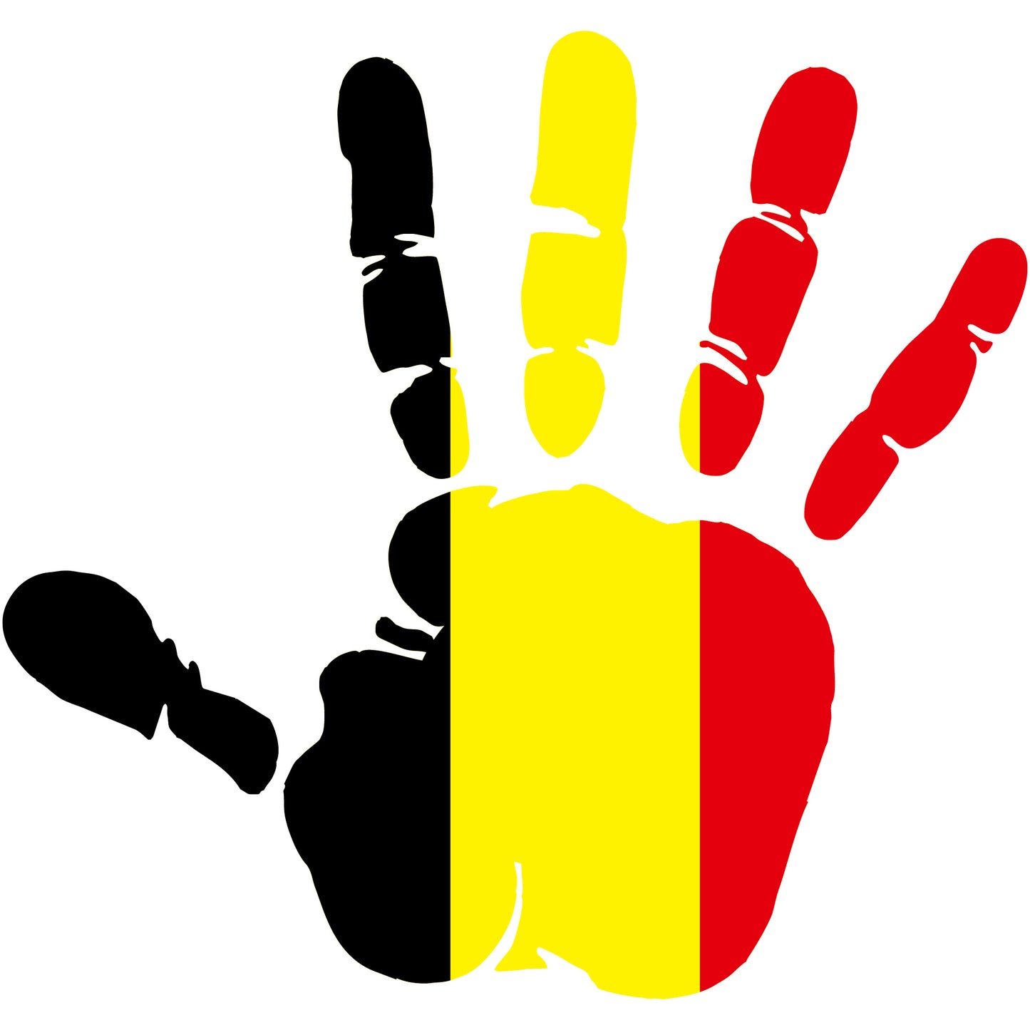 Aufkleber - Autoaufkleber - Belgien - Heckscheibenaufkleber
