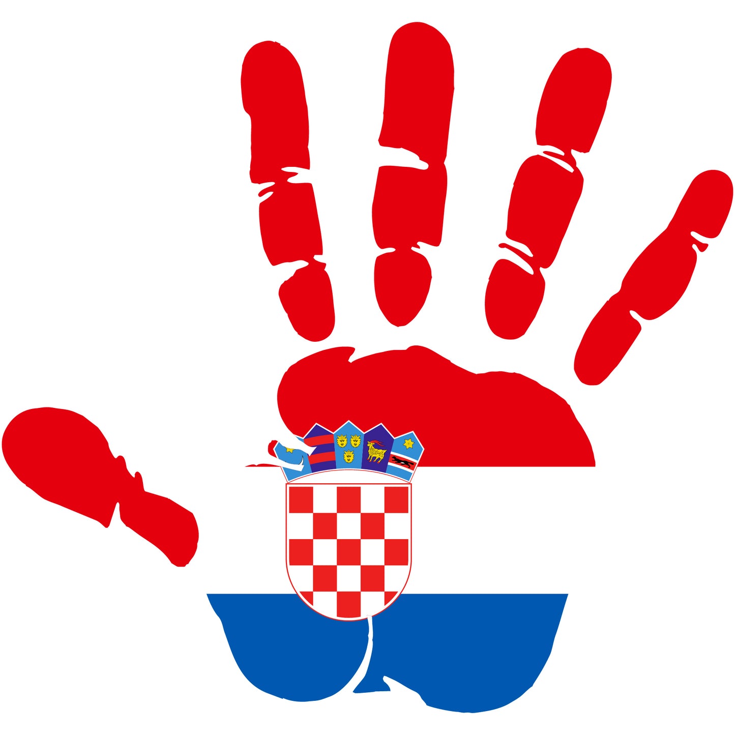 Aufkleber - Autoaufkleber - Kroatien - Heckscheibenaufkleber