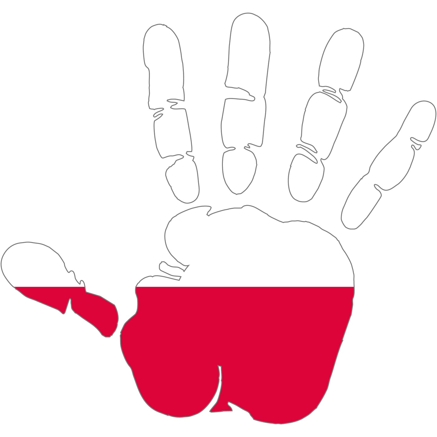 Aufkleber - Autoaufkleber - Polen - Heckscheibenaufkleber