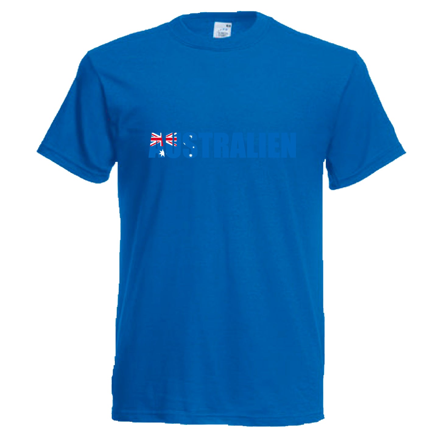 INDIGOS UG - T-Shirt Herren - Australien - Schriftzug - Fussball