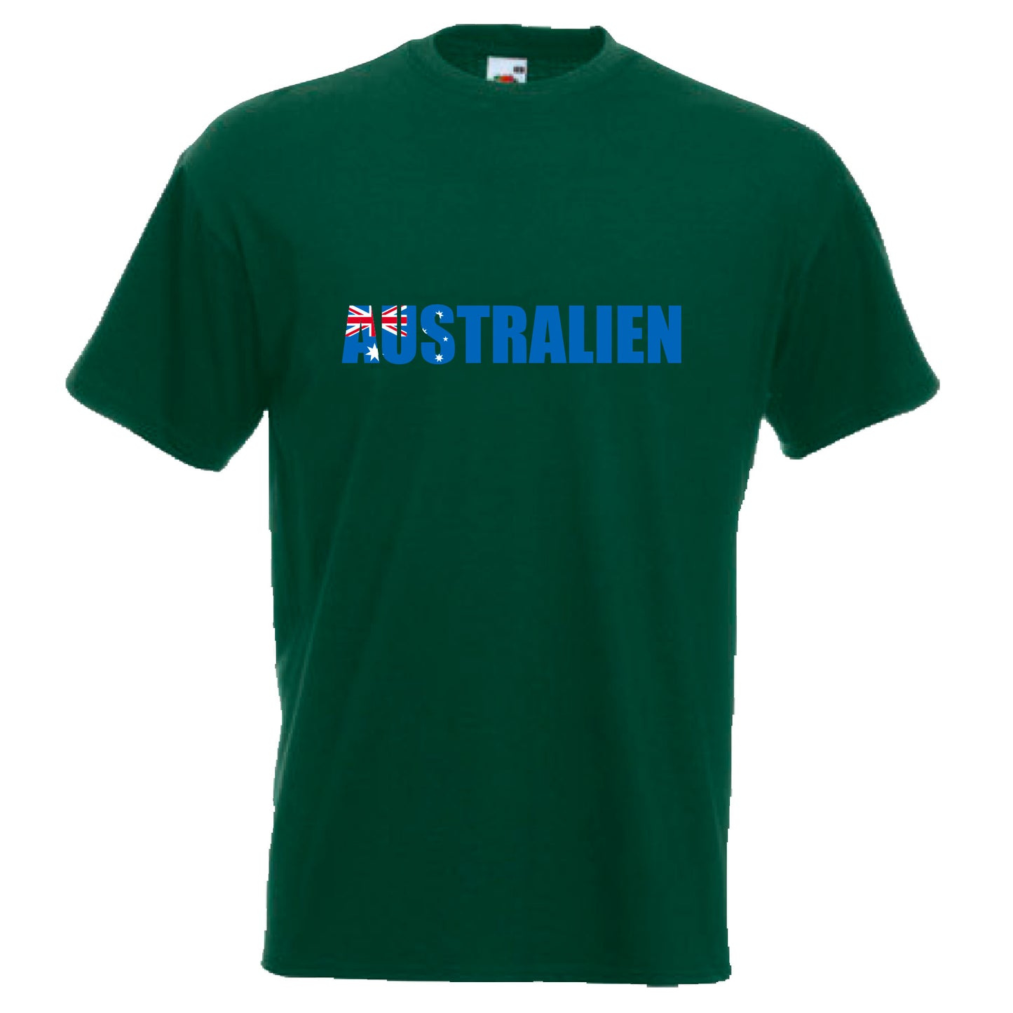 INDIGOS UG - T-Shirt Herren - Australien - Schriftzug - Fussball
