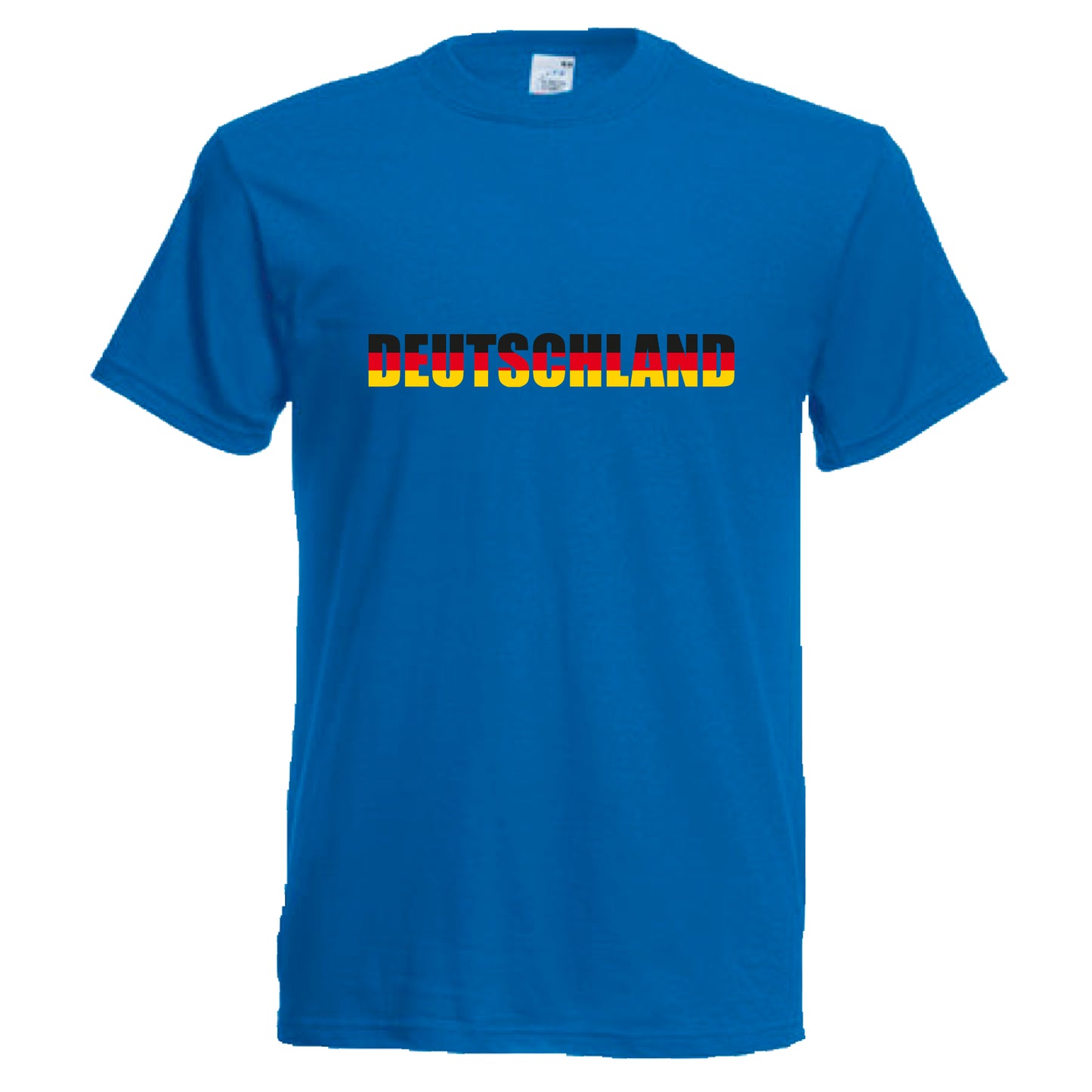 INDIGOS UG - T-Shirt Herren - Deutschland - Schriftzug - Fussball