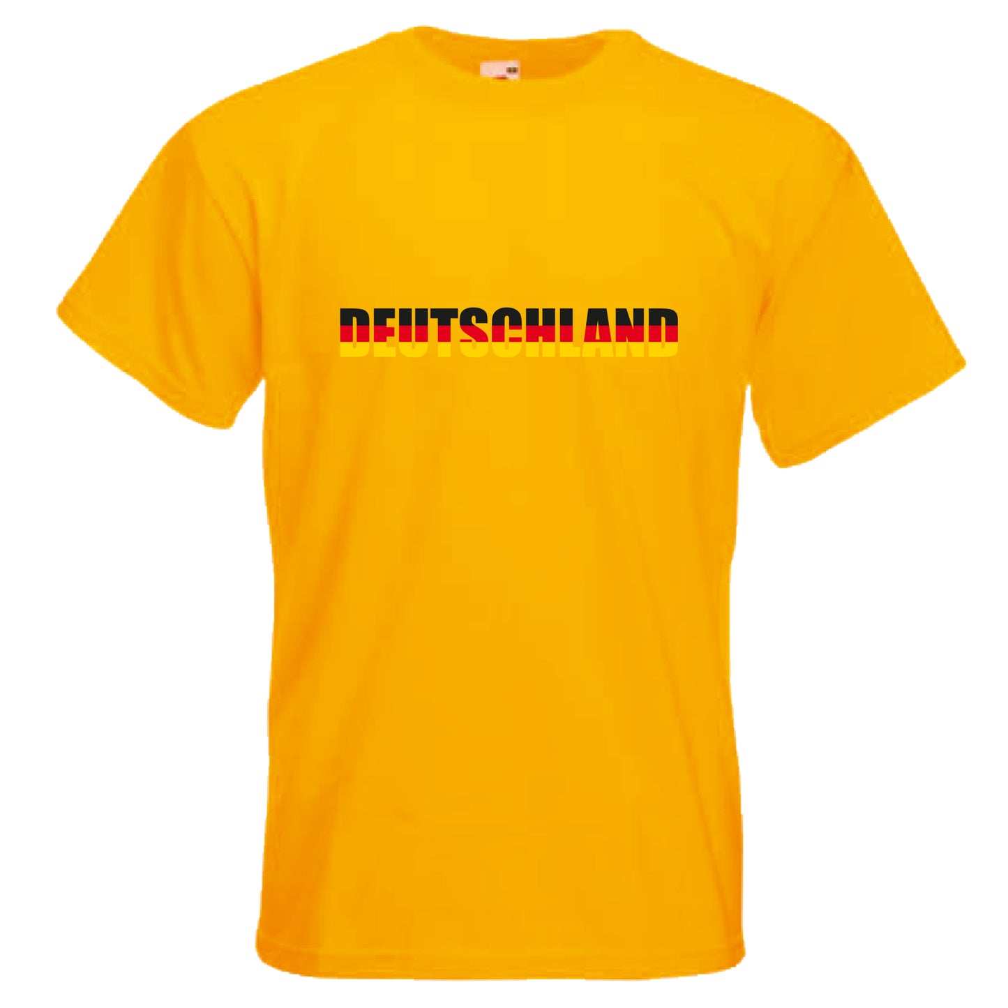 INDIGOS UG - T-Shirt Herren - Deutschland - Schriftzug - Fussball
