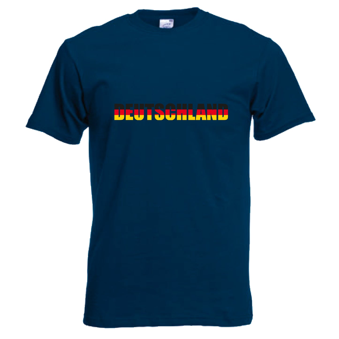 INDIGOS UG - T-Shirt Herren - Deutschland - Schriftzug - Fussball
