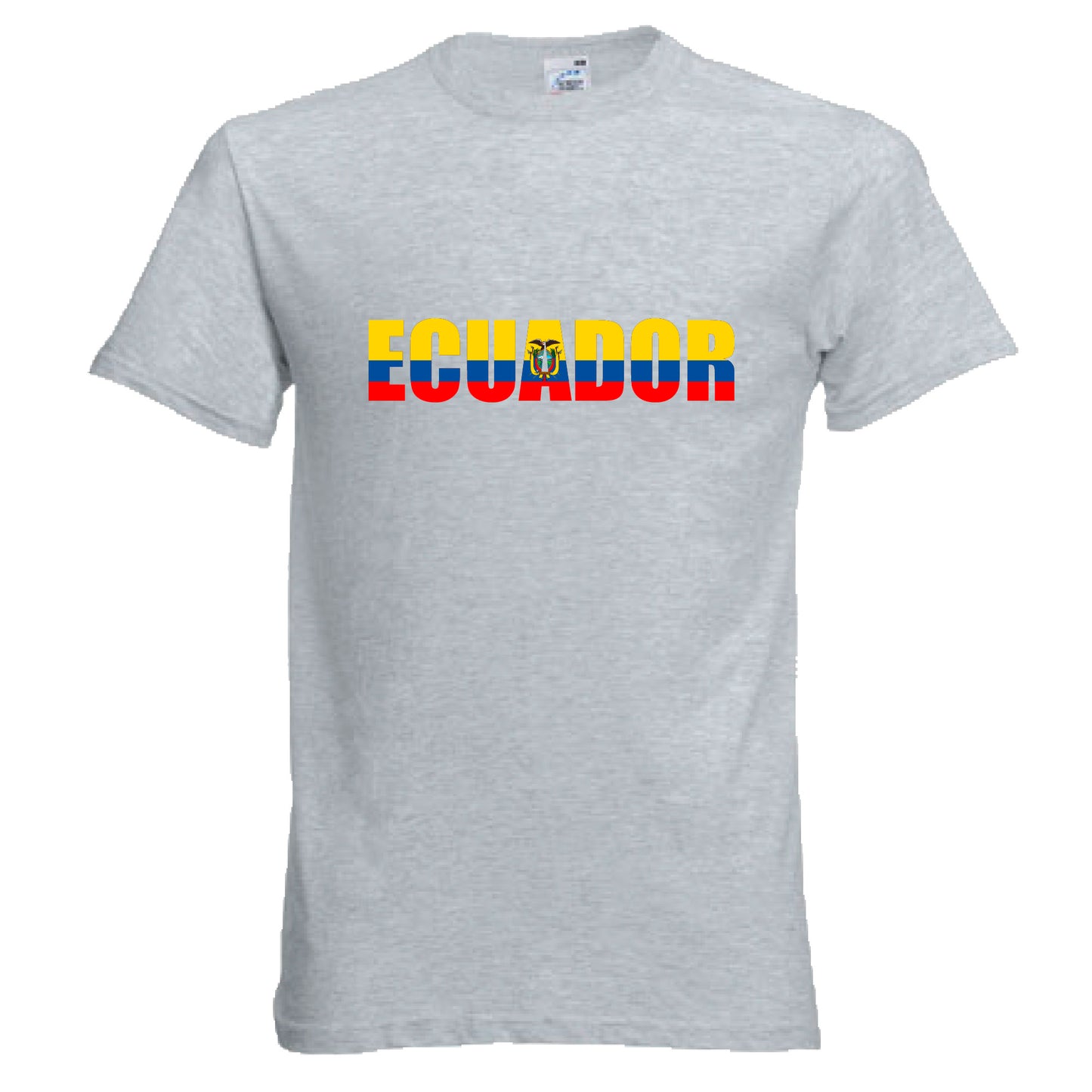 INDIGOS UG - T-Shirt Herren - Ecuador - Schriftzug - Fussball