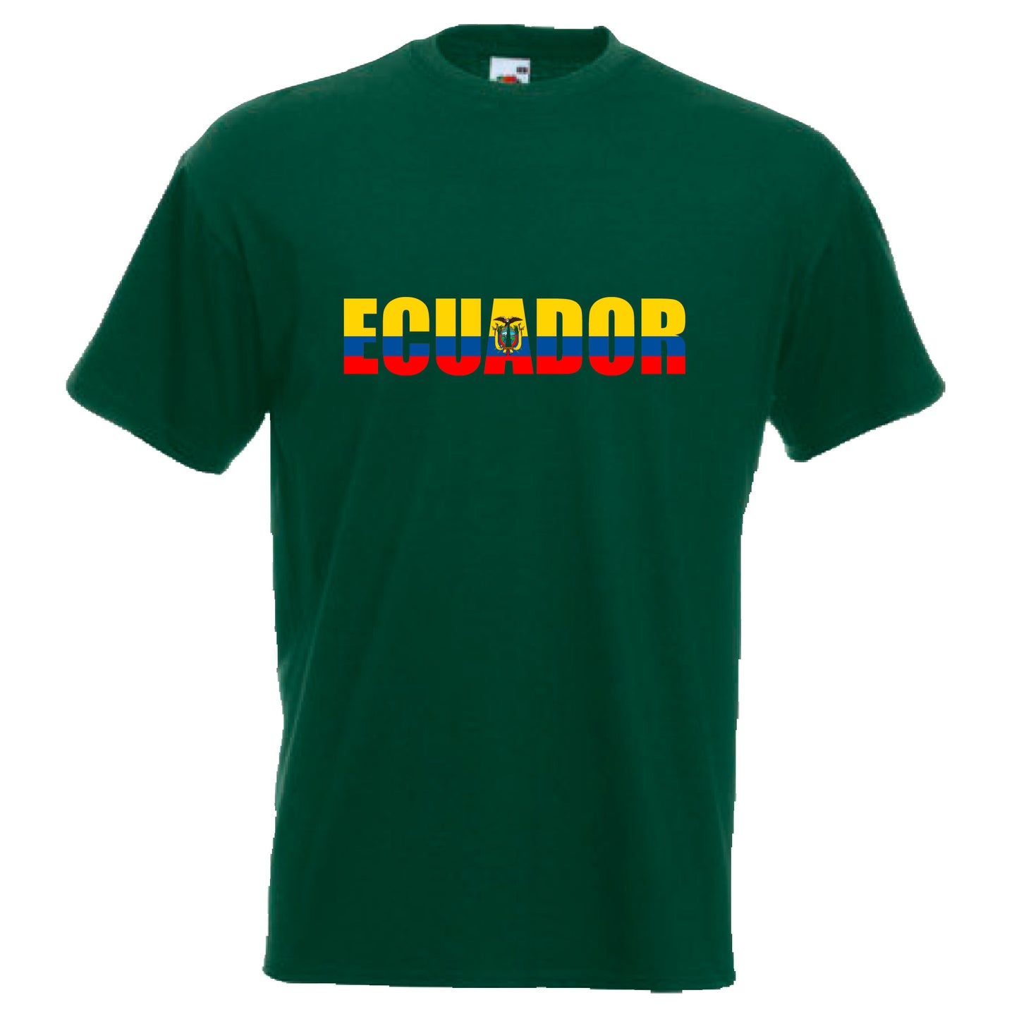 INDIGOS UG - T-Shirt Herren - Ecuador - Schriftzug - Fussball