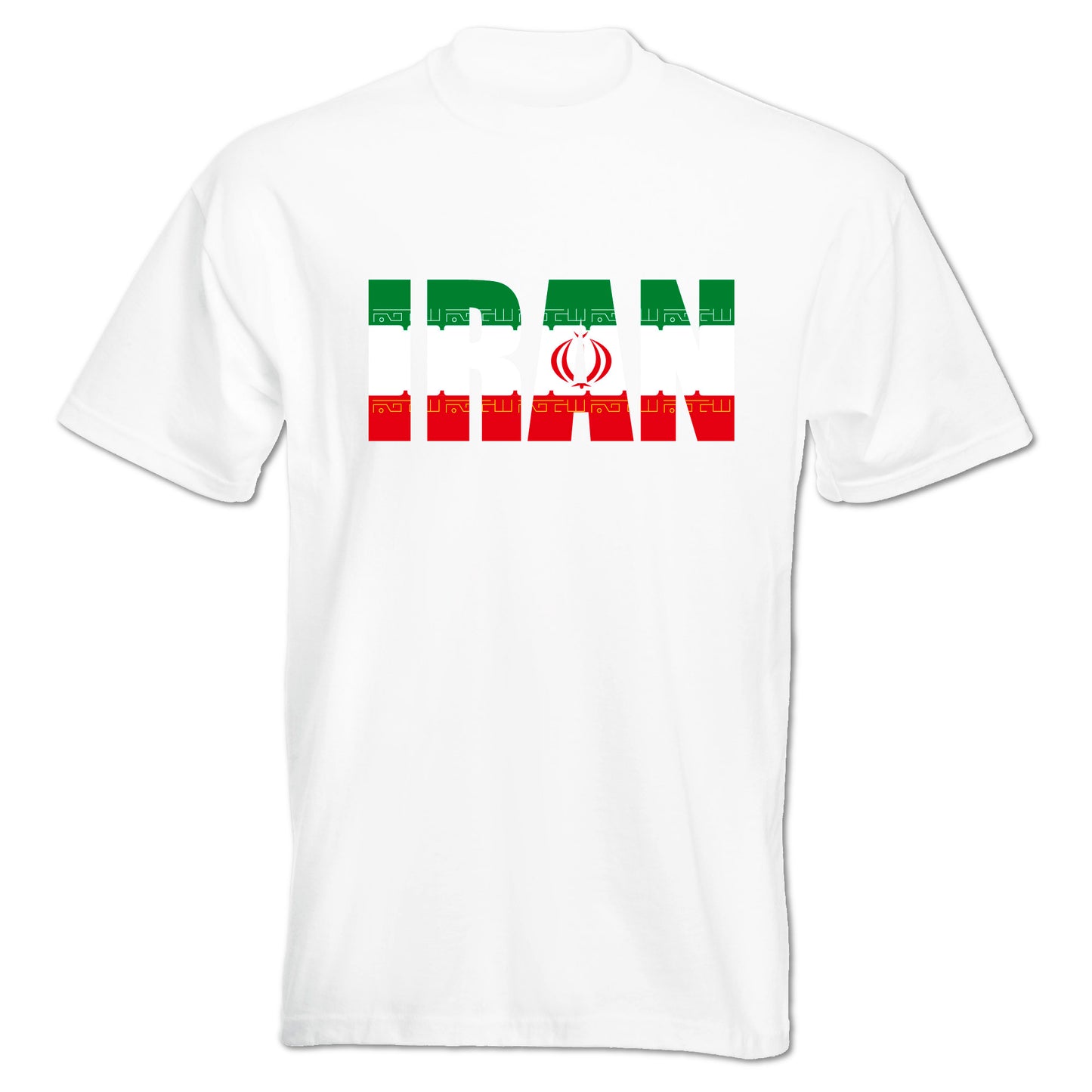 INDIGOS UG - T-Shirt Herren - Iran - Schriftzug - Fussball