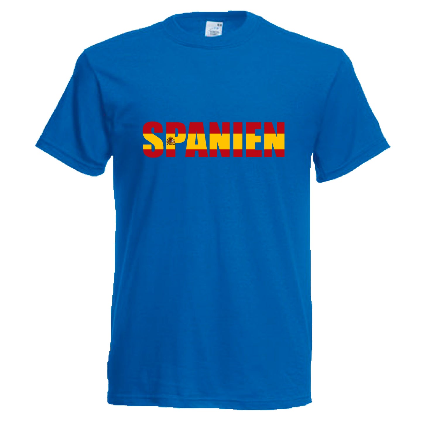 INDIGOS UG - T-Shirt Herren - Spanien - Schriftzug - Fussball