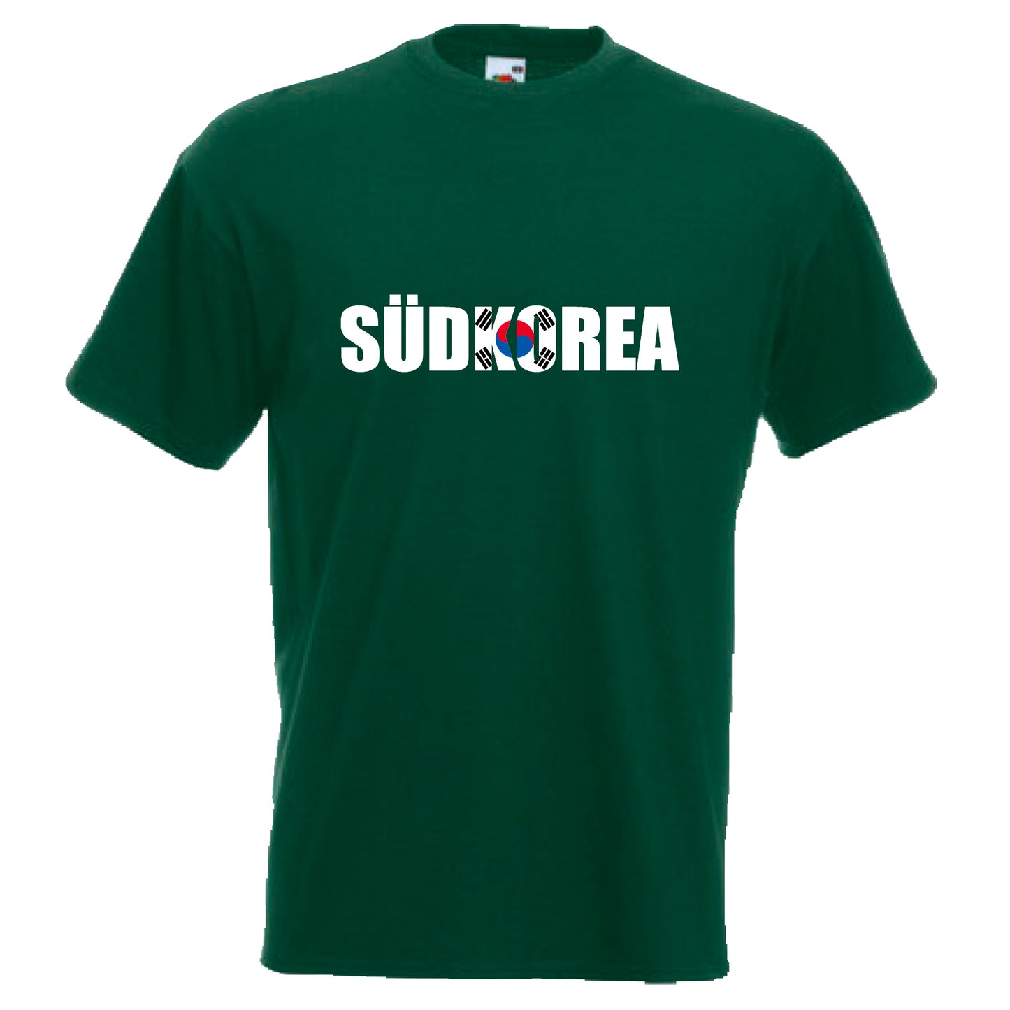 INDIGOS UG - T-Shirt Herren - Südkorea - Schriftzug - Fussball
