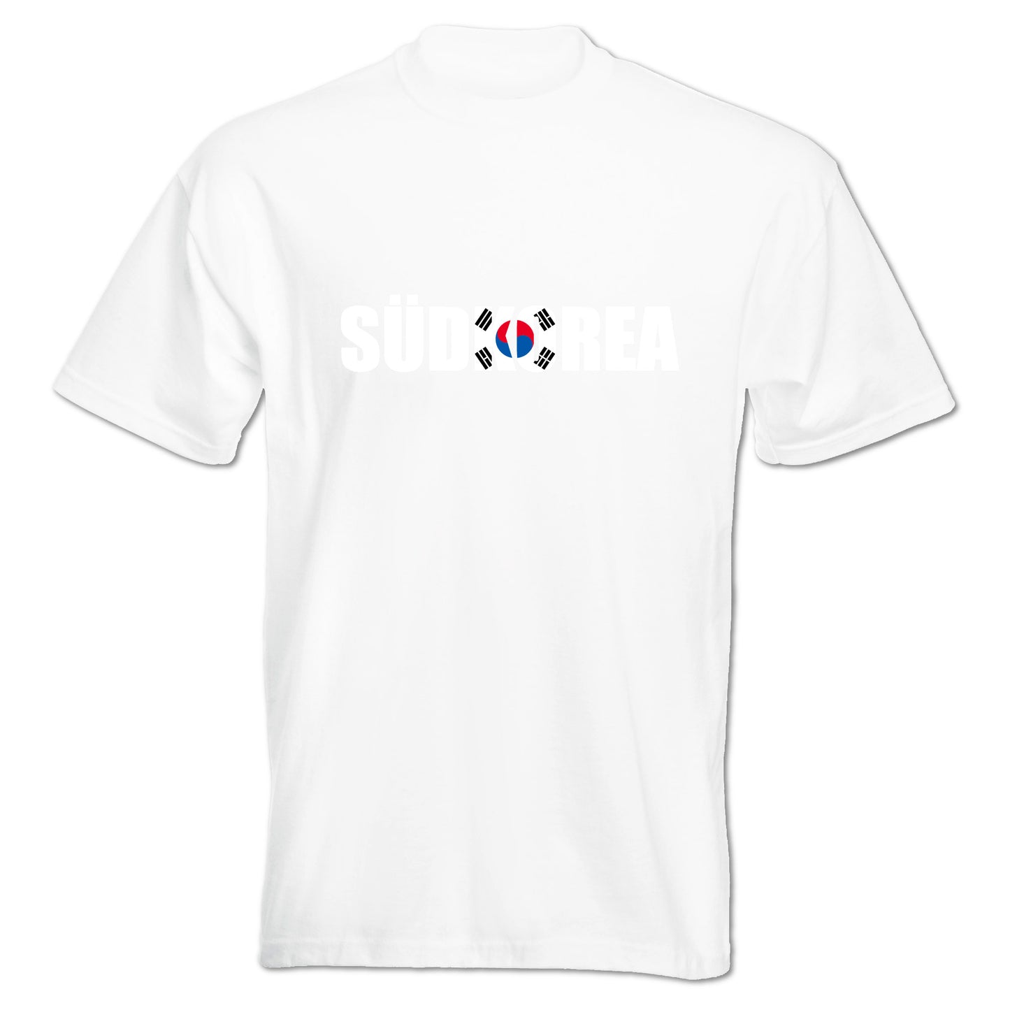 INDIGOS UG - T-Shirt Herren - Südkorea - Schriftzug - Fussball