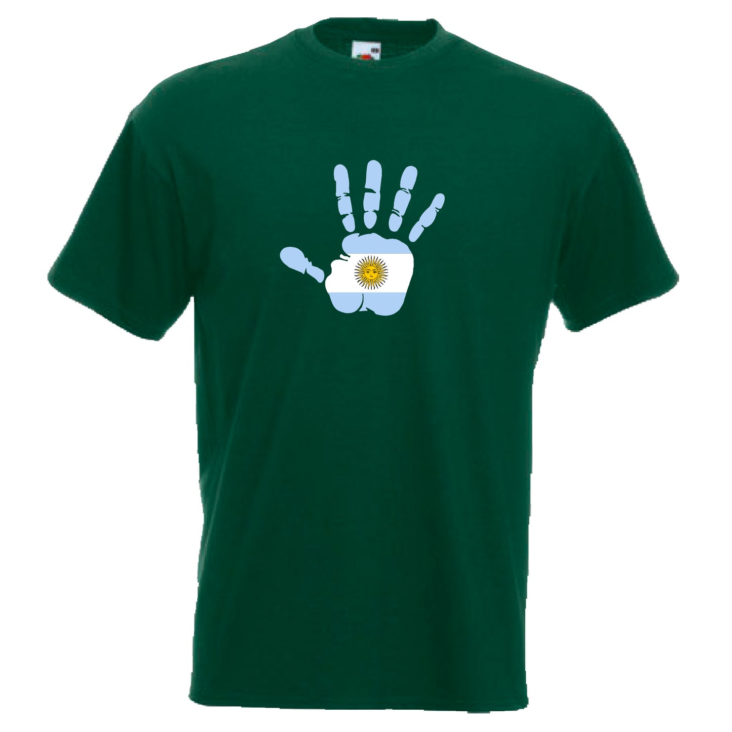 INDIGOS UG - T-Shirt Herren - Argentinien - Hand - Fussball