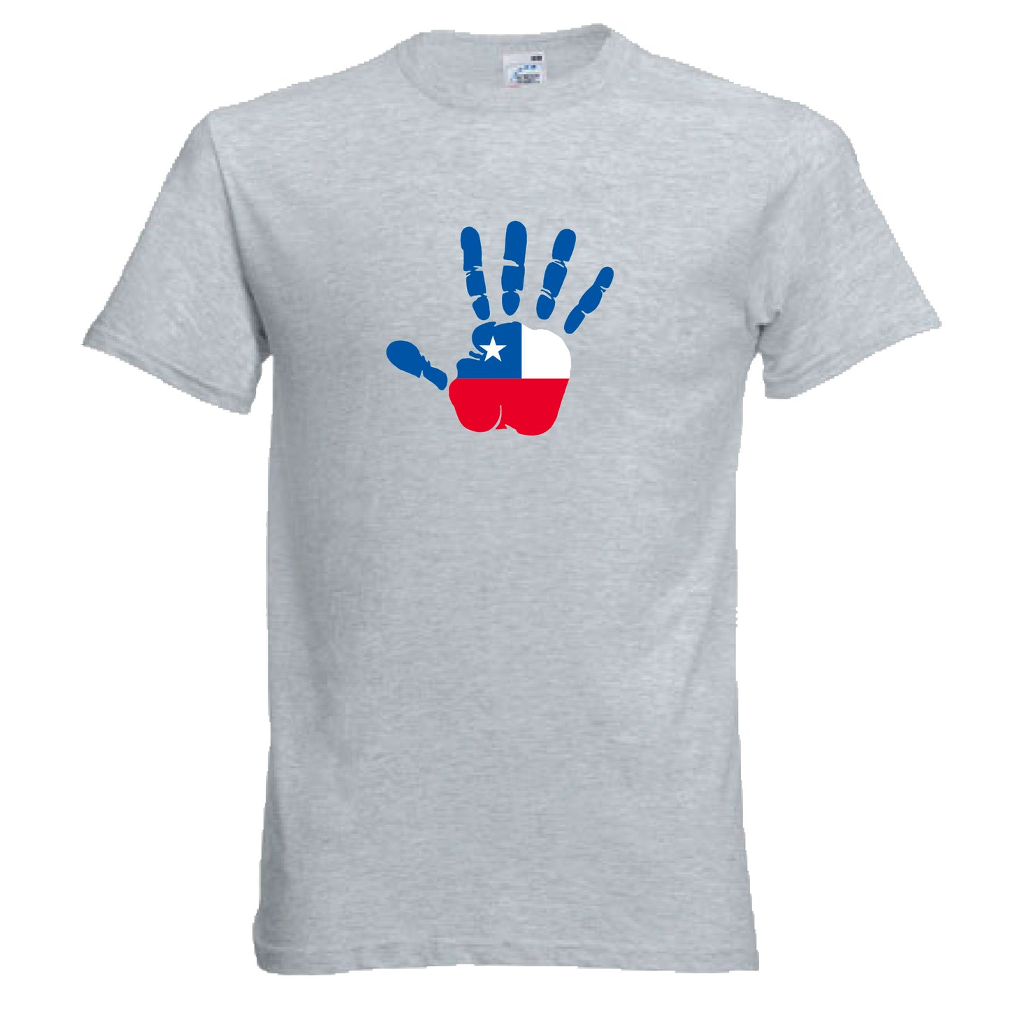 INDIGOS UG - T-Shirt Herren - Chile - Hand - Fussball