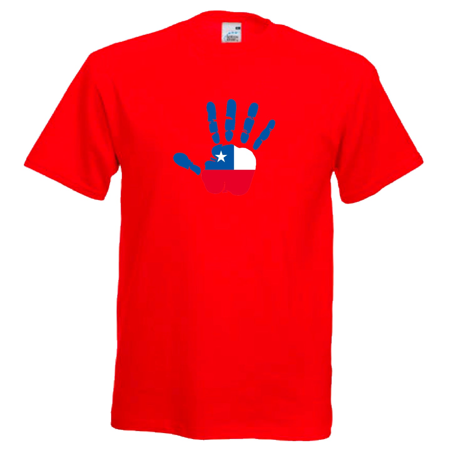 INDIGOS UG - T-Shirt Herren - Chile - Hand - Fussball