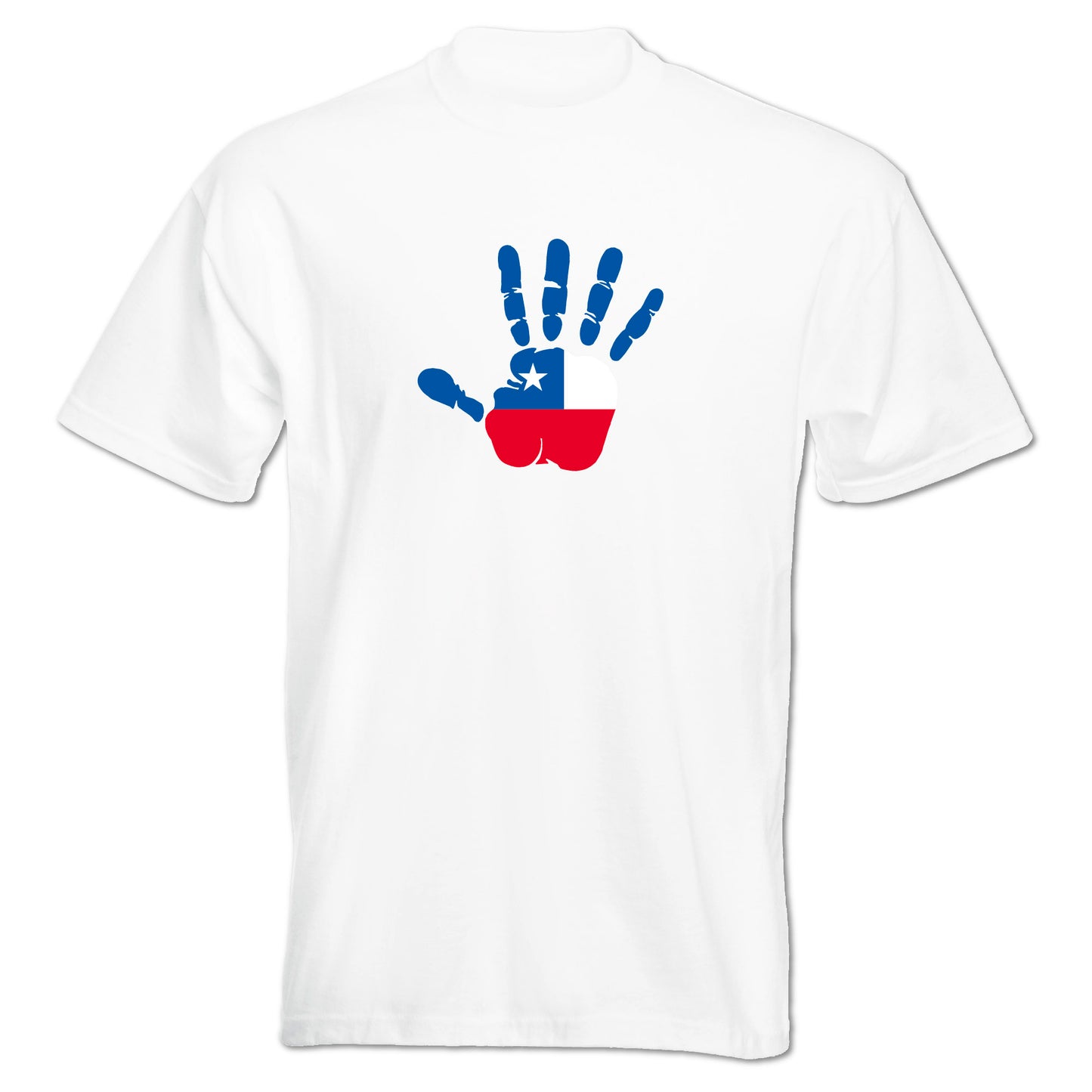 INDIGOS UG - T-Shirt Herren - Chile - Hand - Fussball