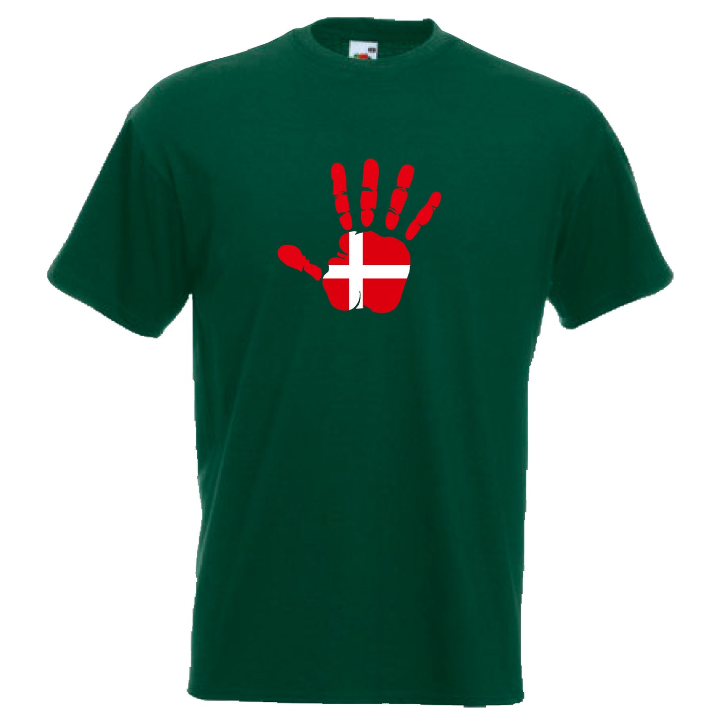 INDIGOS UG - T-Shirt Herren - Dänemark - Hand - Fussball
