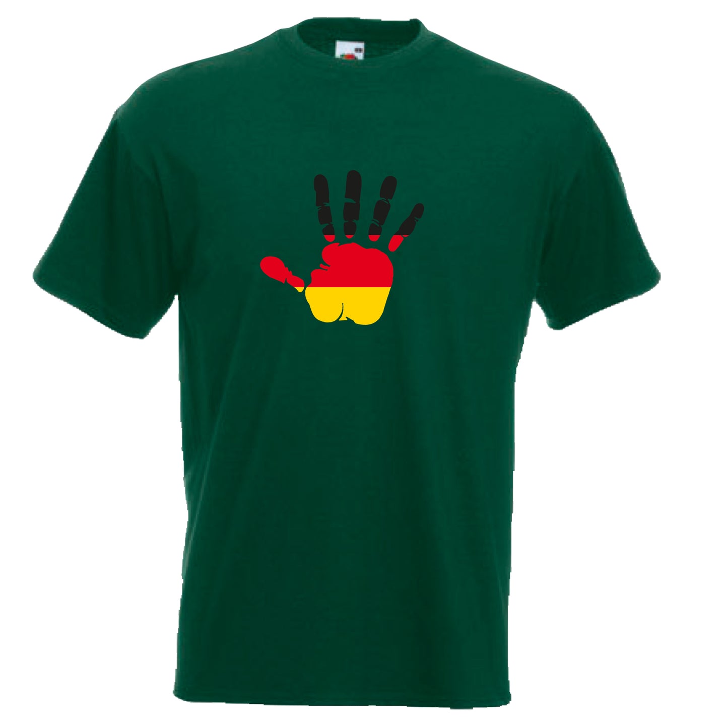 INDIGOS UG - T-Shirt Herren - Deutschland - Hand - Fussball