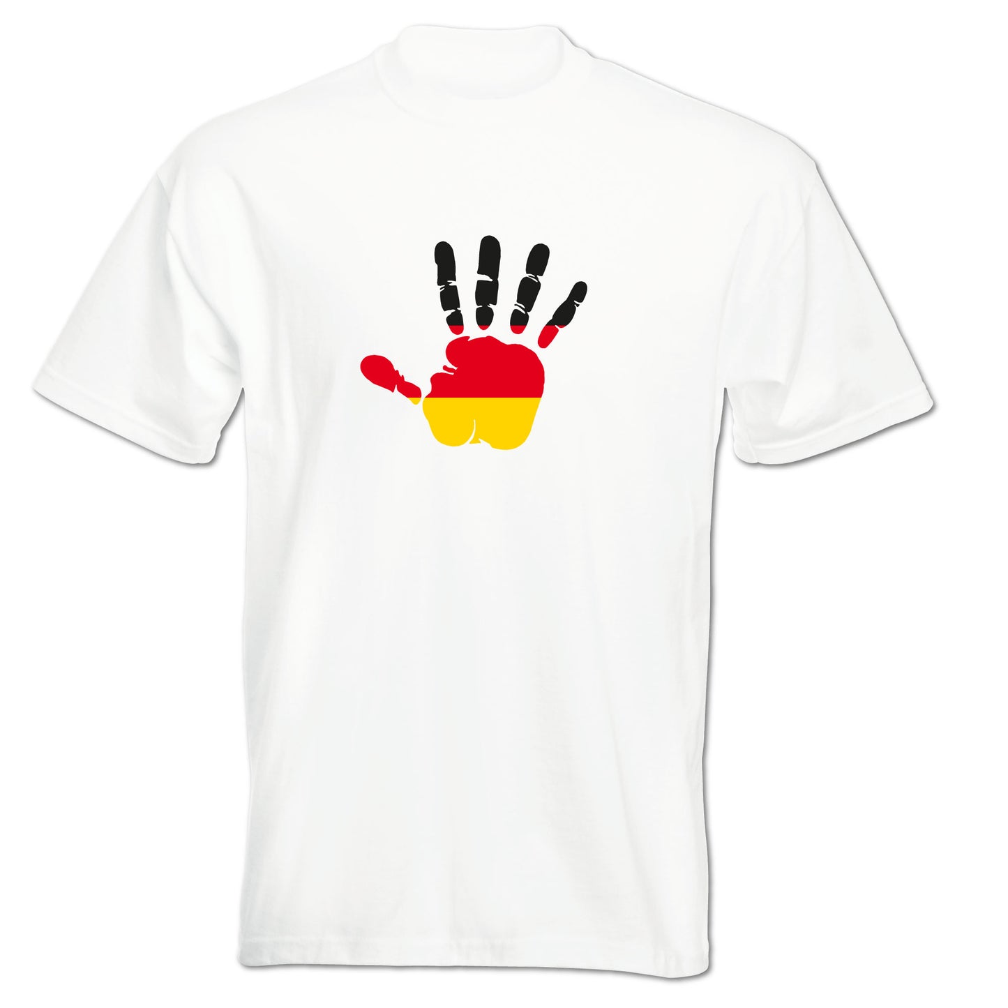 INDIGOS UG - T-Shirt Herren - Deutschland - Hand - Fussball