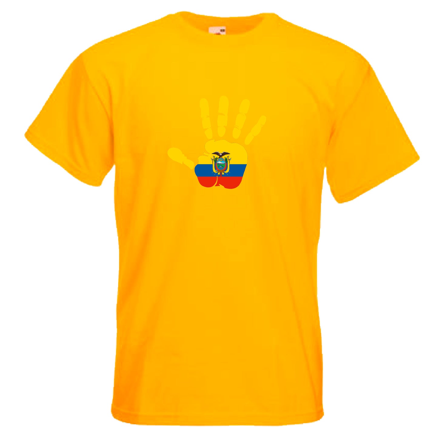 INDIGOS UG - T-Shirt Herren - Ecuador - Hand - Fussball