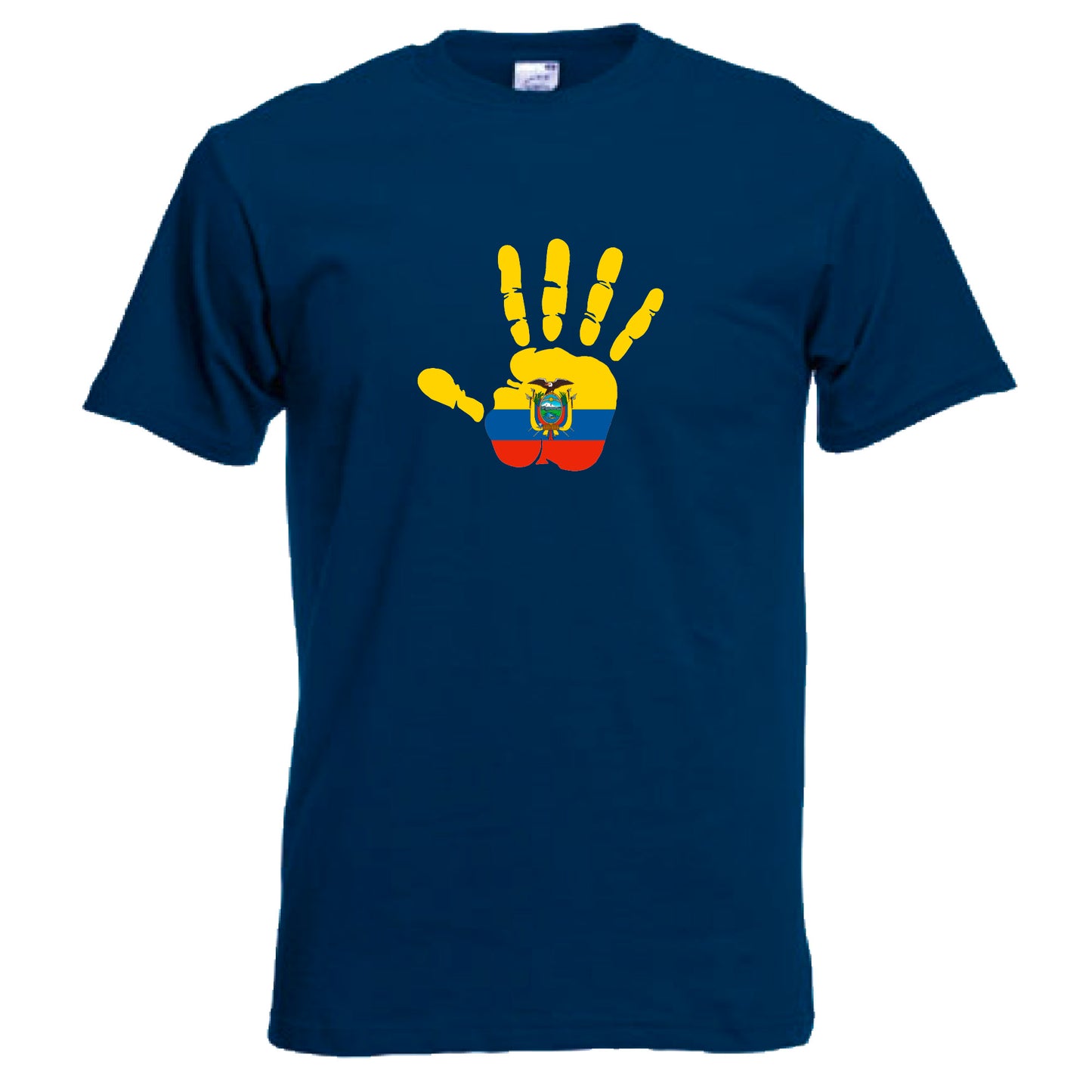 INDIGOS UG - T-Shirt Herren - Ecuador - Hand - Fussball