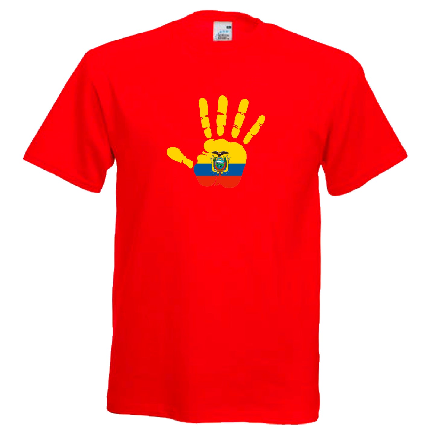 INDIGOS UG - T-Shirt Herren - Ecuador - Hand - Fussball