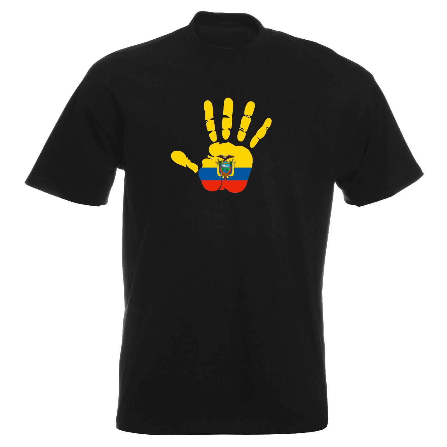 INDIGOS UG - T-Shirt Herren - Ecuador - Hand - Fussball