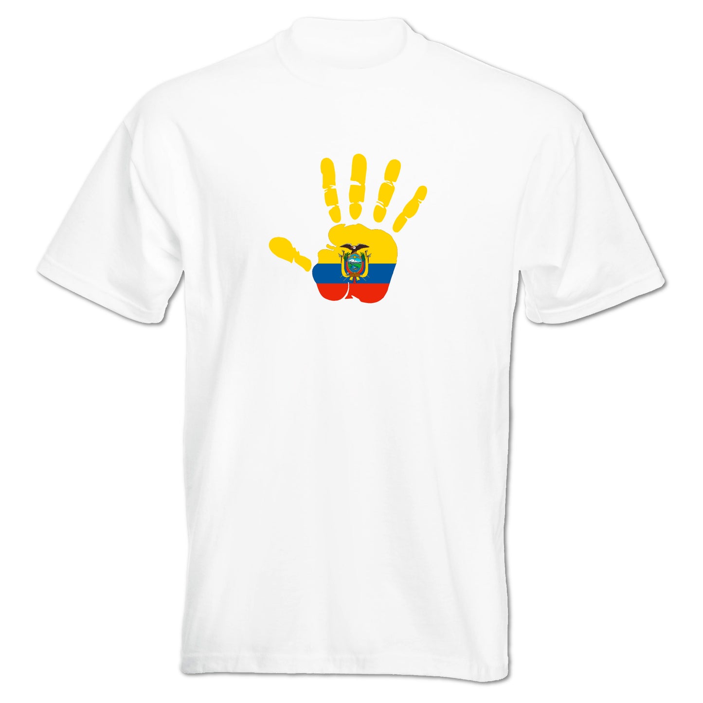 INDIGOS UG - T-Shirt Herren - Ecuador - Hand - Fussball