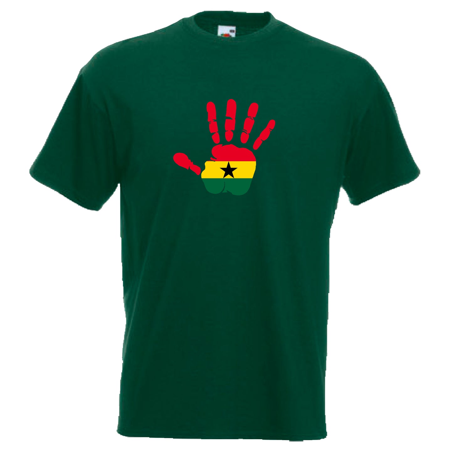 INDIGOS UG - T-Shirt Herren - Ghana - Hand - Fussball