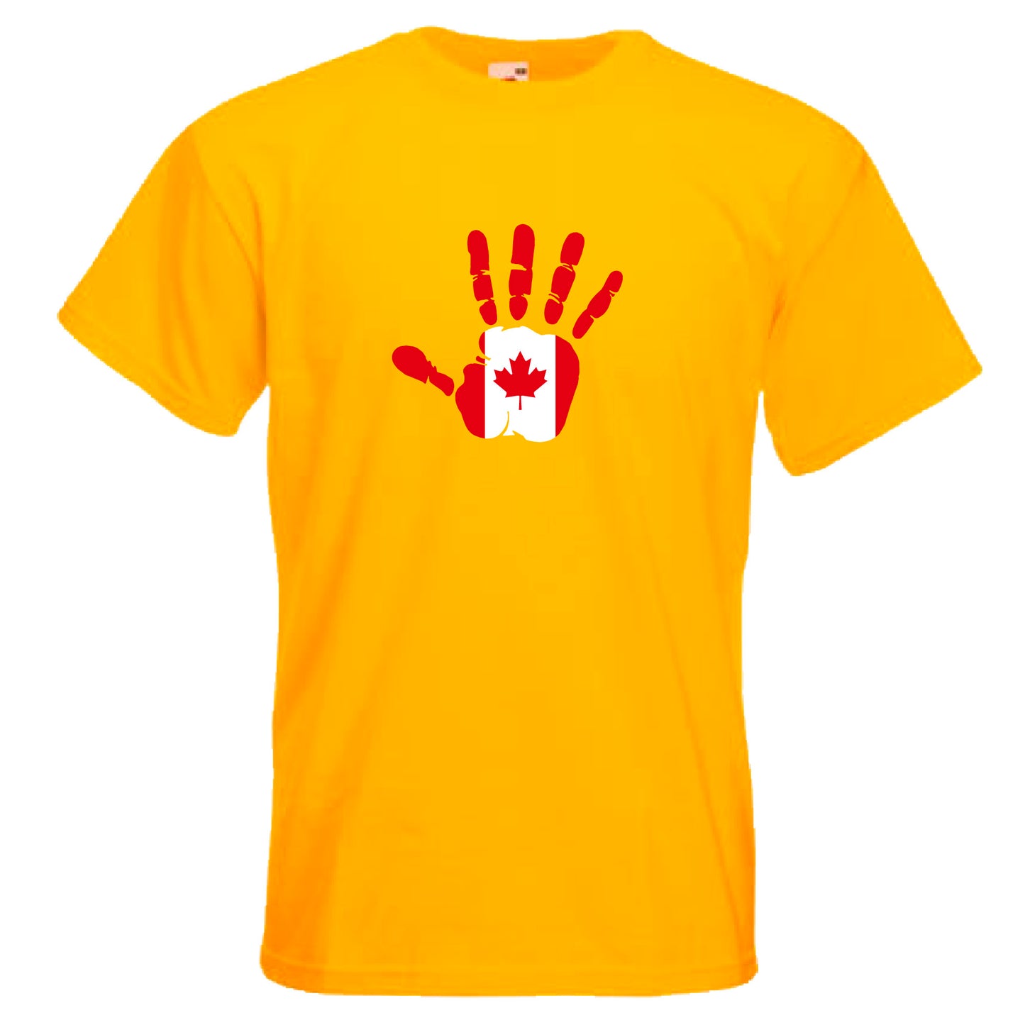 INDIGOS UG - T-Shirt Herren - Kanada - Hand - Fussball