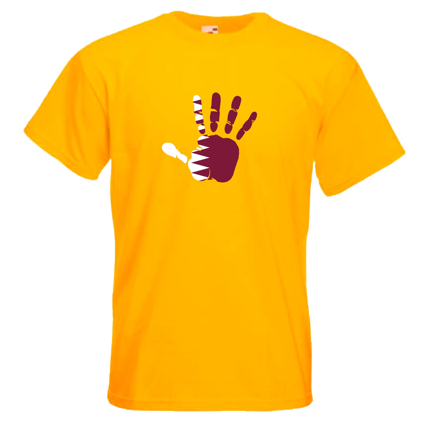 INDIGOS UG - T-Shirt Herren - Katar - Hand - Fussball