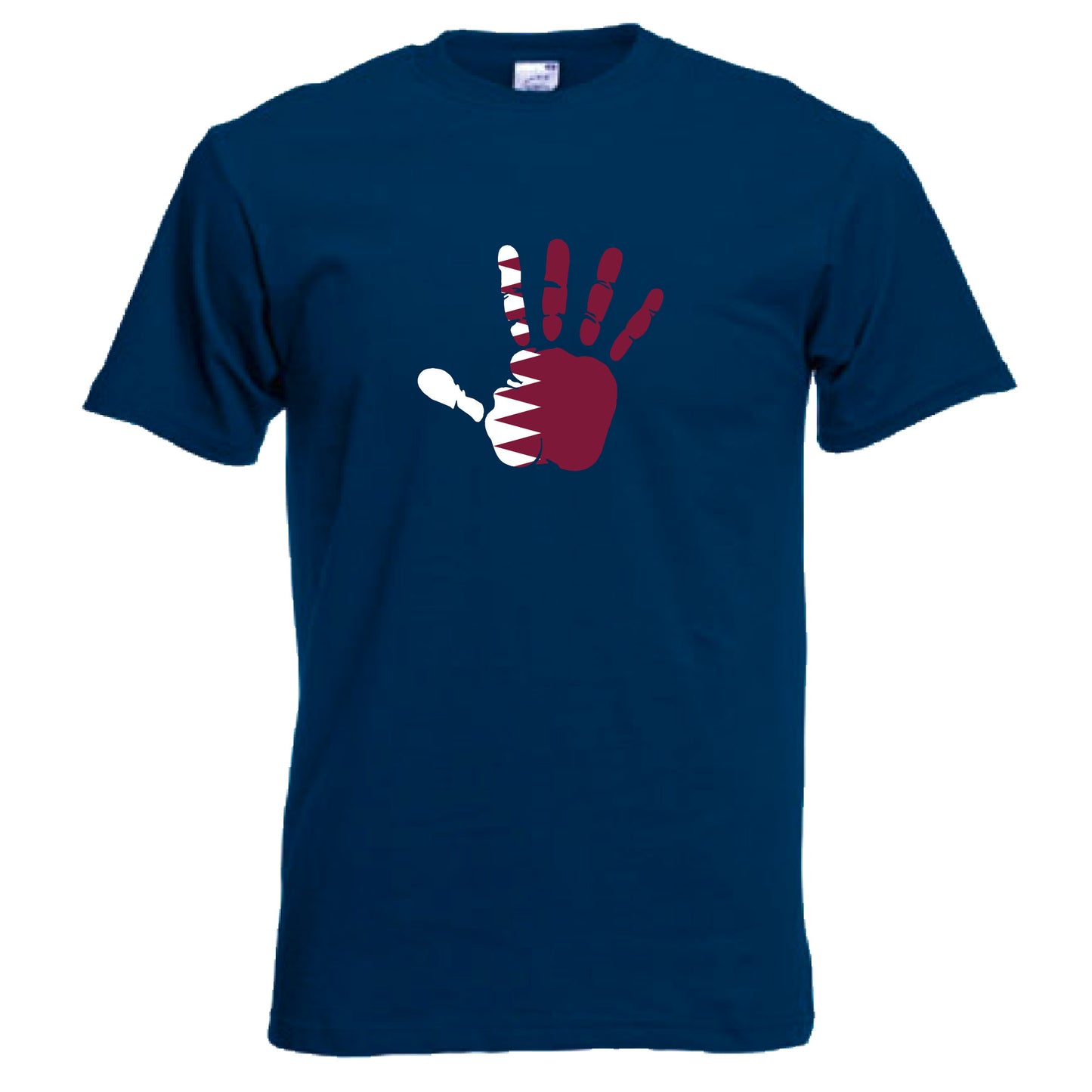 INDIGOS UG - T-Shirt Herren - Katar - Hand - Fussball