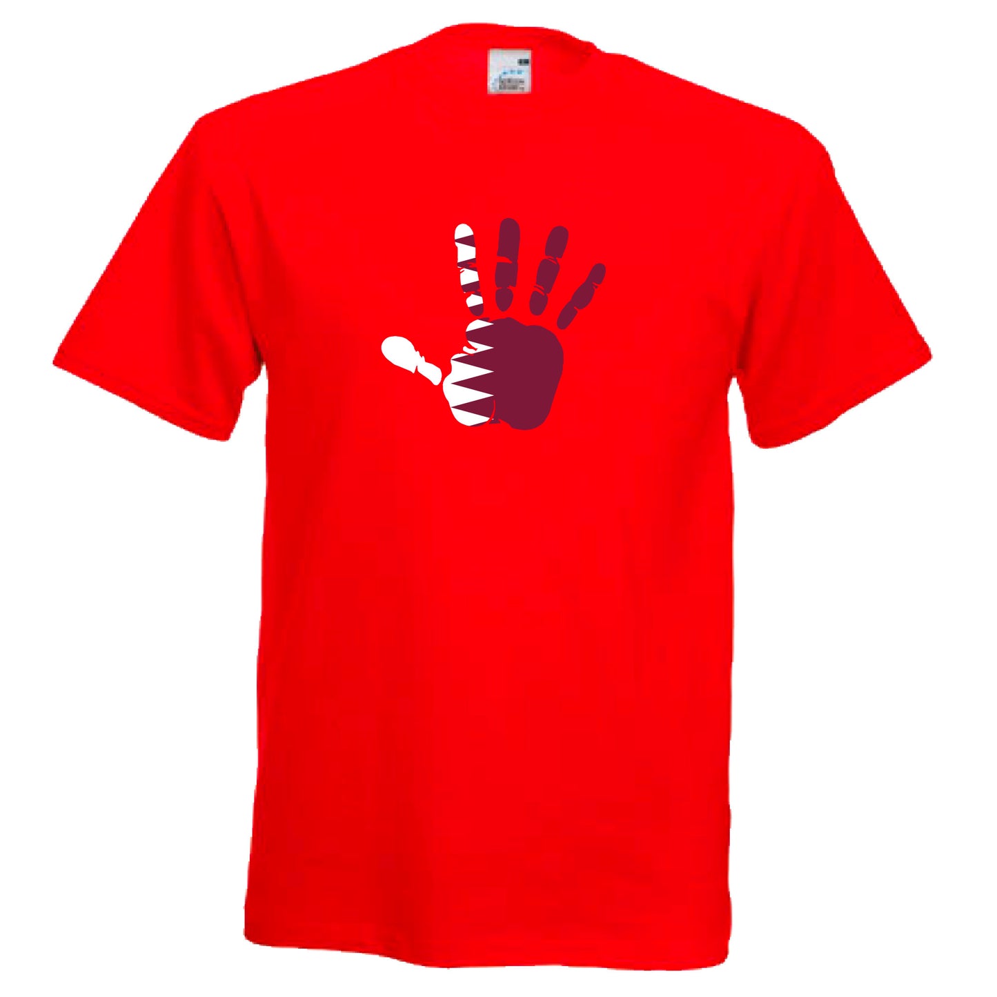 INDIGOS UG - T-Shirt Herren - Katar - Hand - Fussball