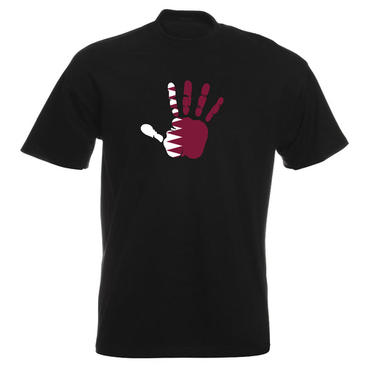 INDIGOS UG - T-Shirt Herren - Katar - Hand - Fussball