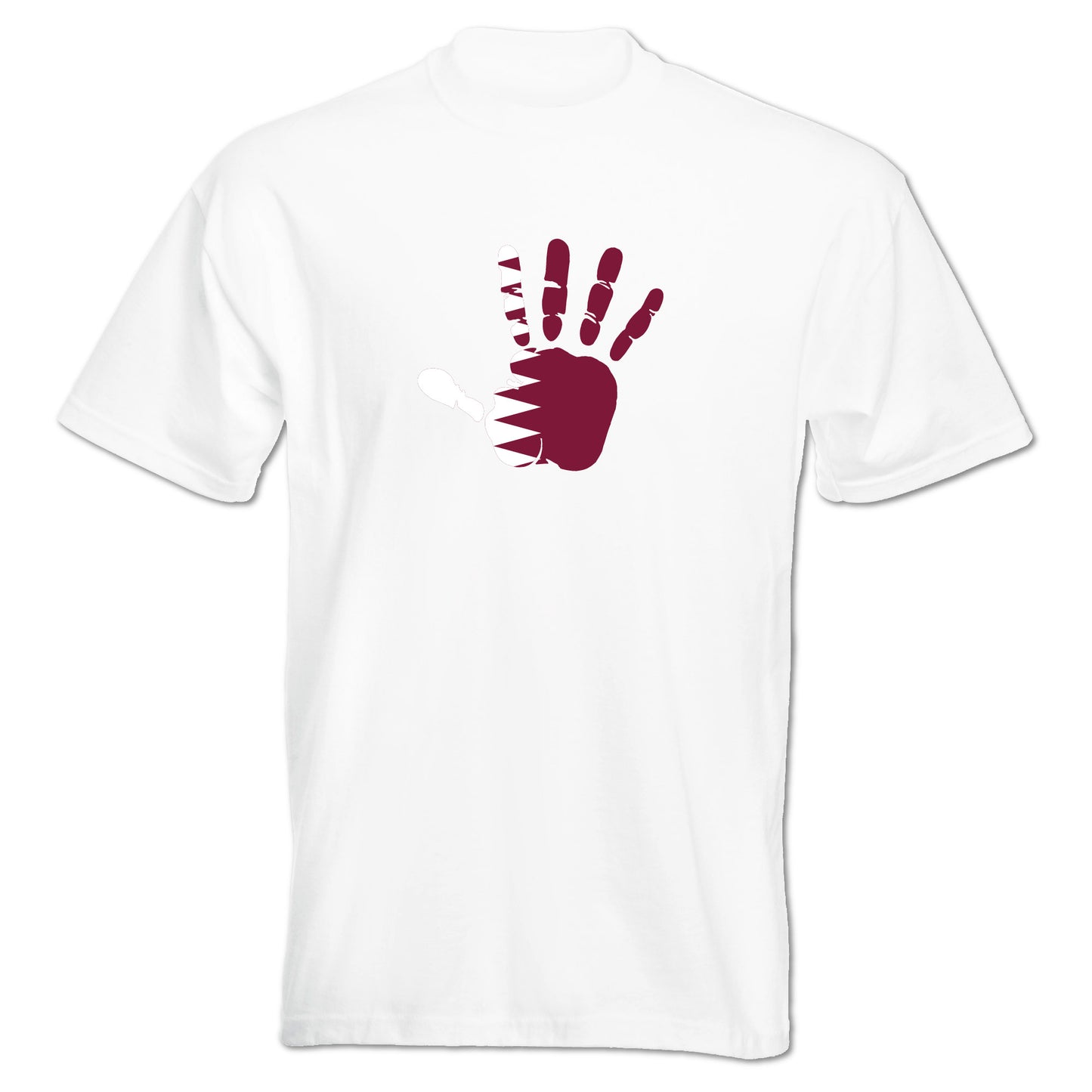 INDIGOS UG - T-Shirt Herren - Katar - Hand - Fussball