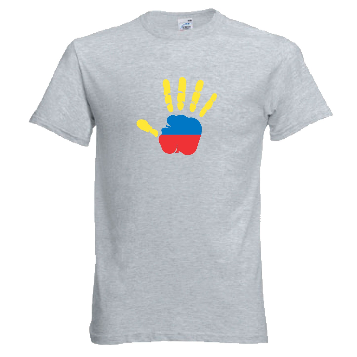 INDIGOS UG - T-Shirt Herren - Kolumbien - Hand - Fussball