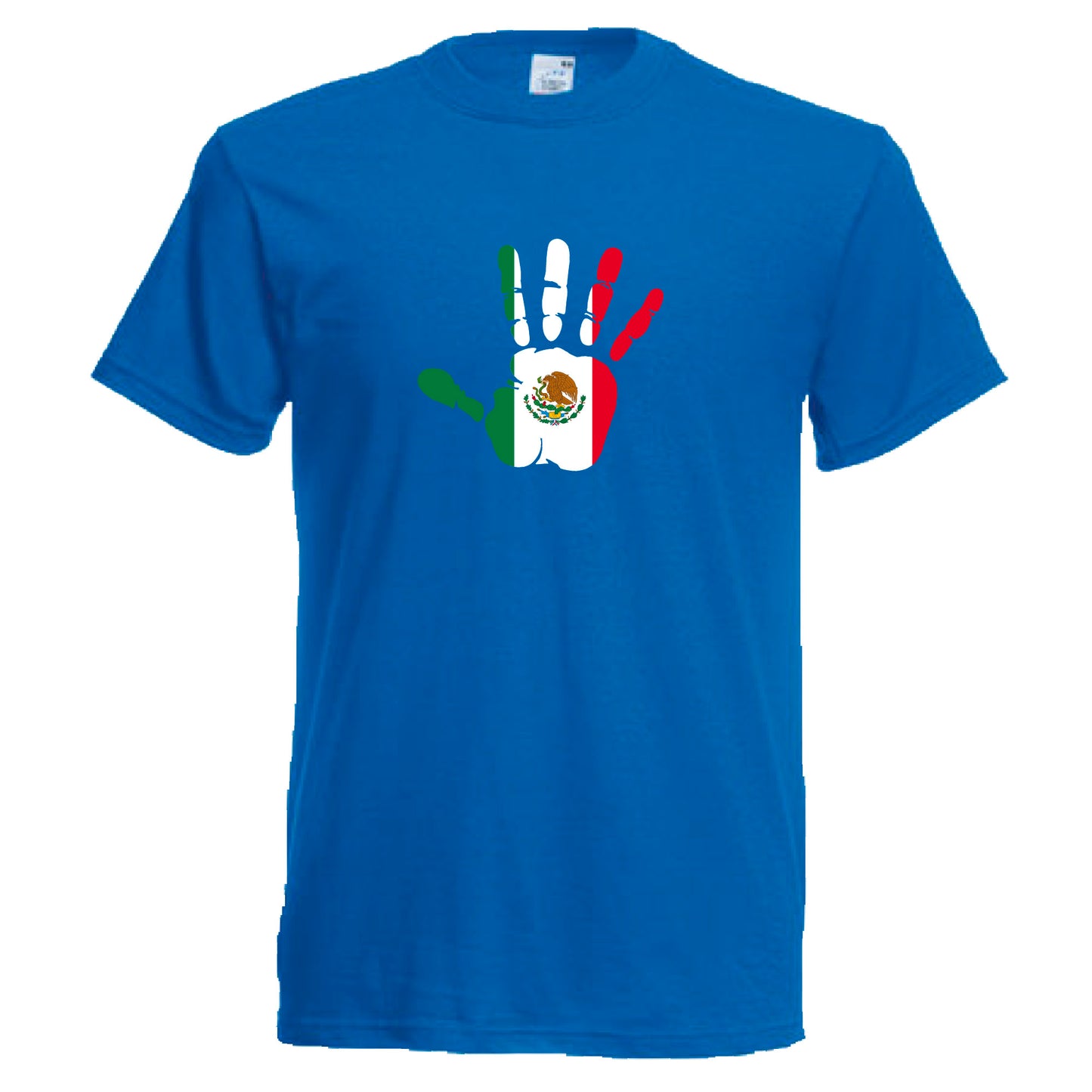 INDIGOS UG - T-Shirt Herren - Mexiko - Hand - Fussball