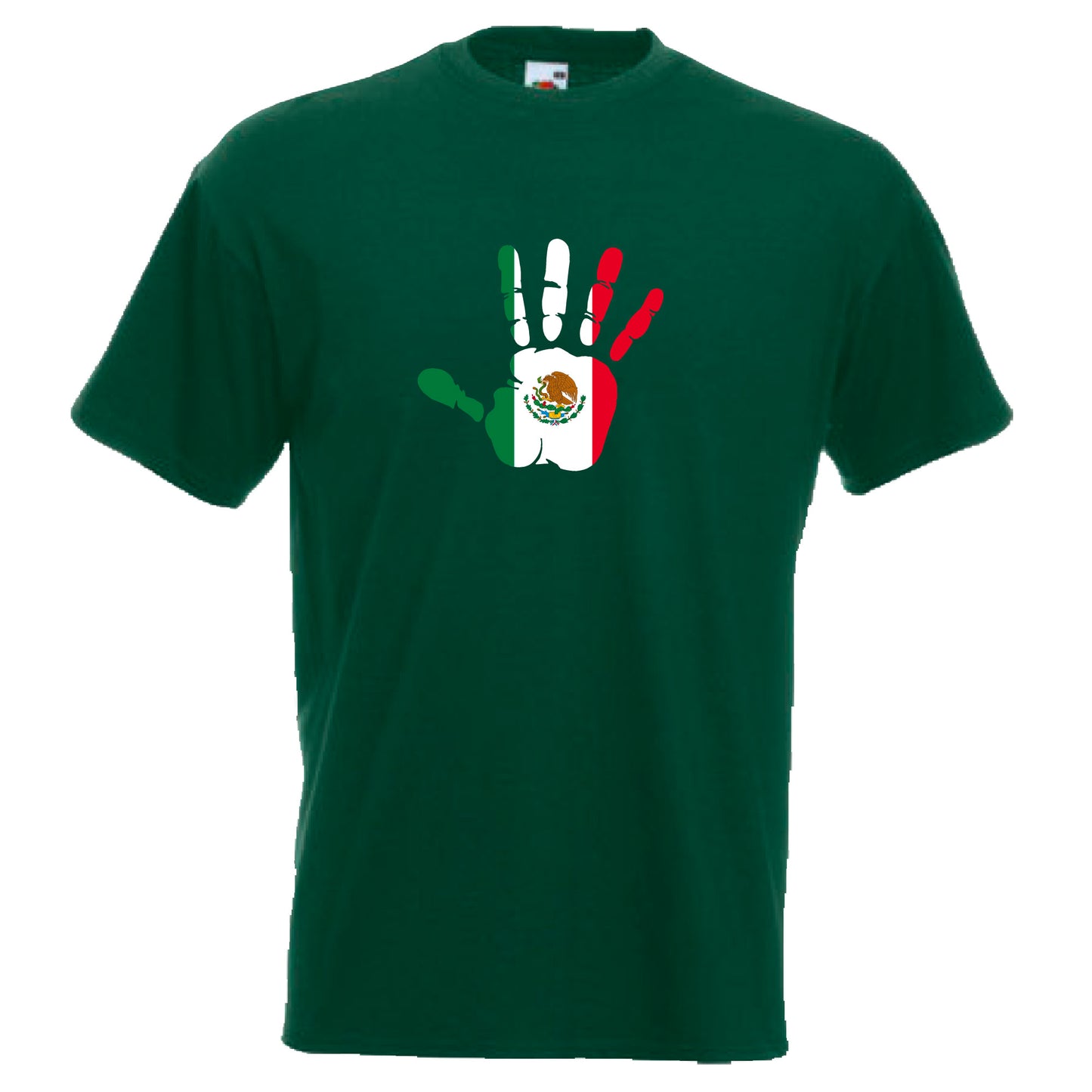 INDIGOS UG - T-Shirt Herren - Mexiko - Hand - Fussball