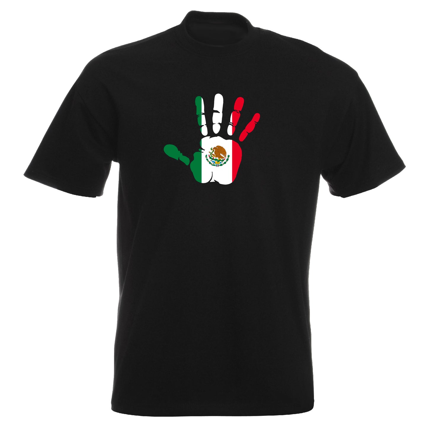 INDIGOS UG - T-Shirt Herren - Mexiko - Hand - Fussball