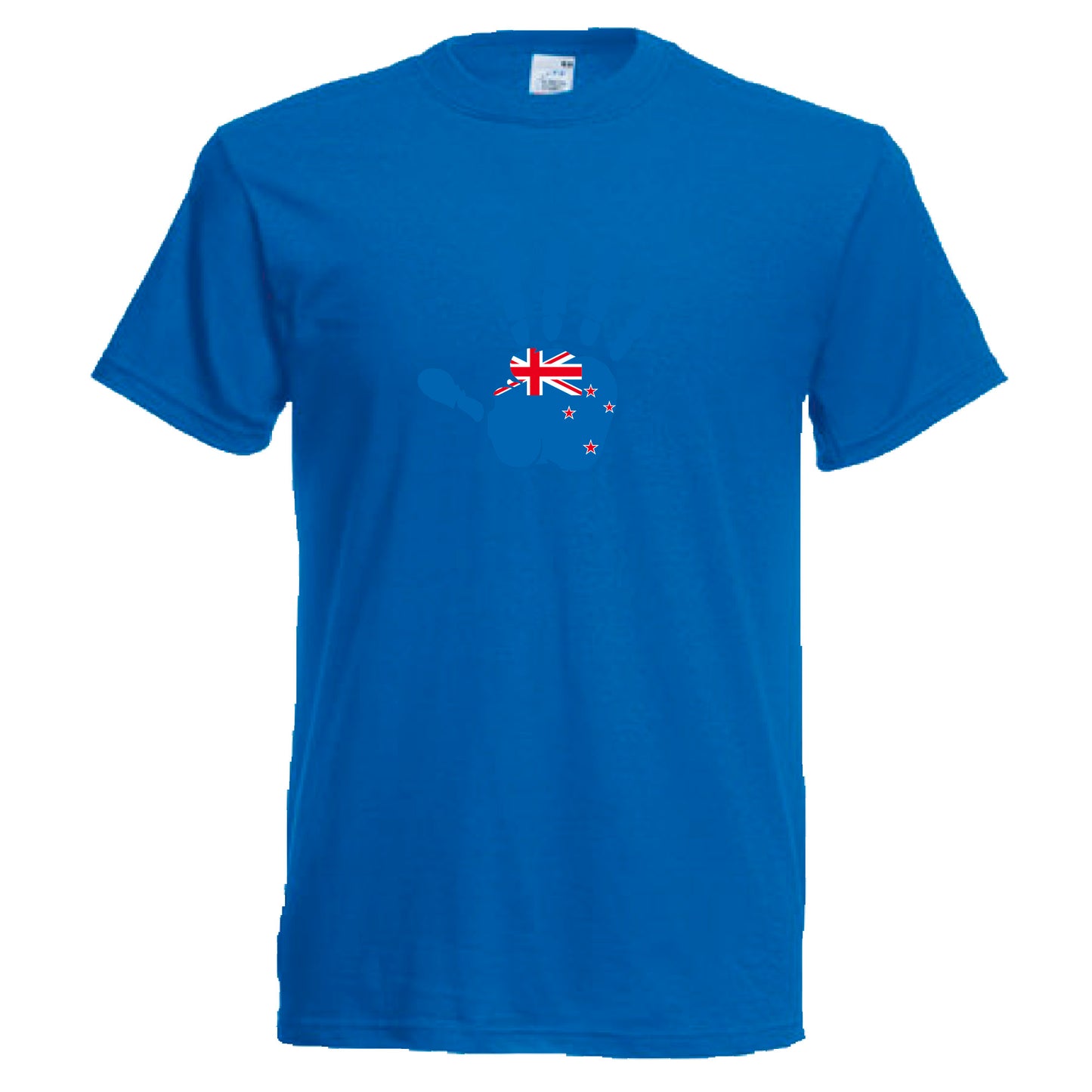 INDIGOS UG - T-Shirt Herren - Neuseeland - Hand - Fussball