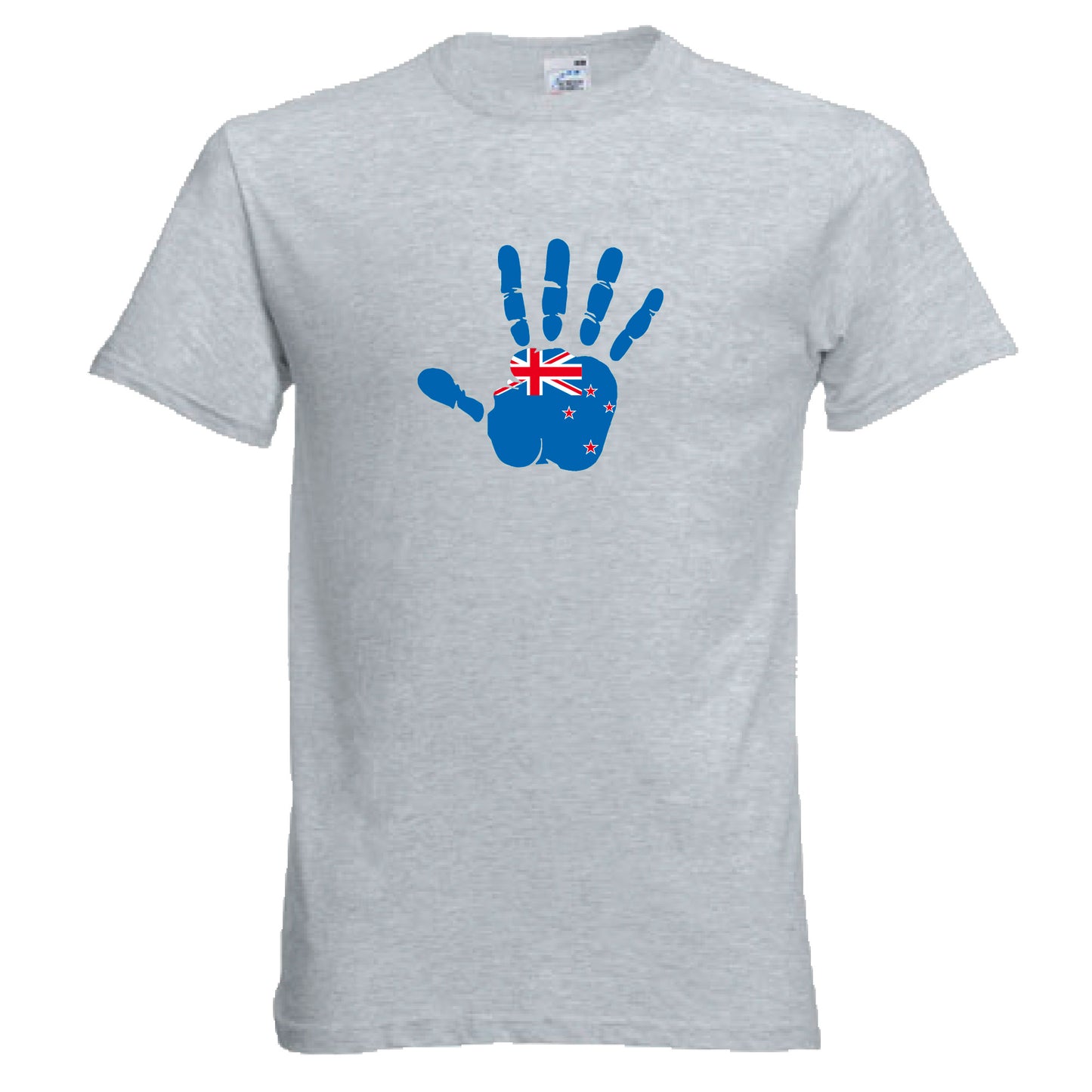 INDIGOS UG - T-Shirt Herren - Neuseeland - Hand - Fussball